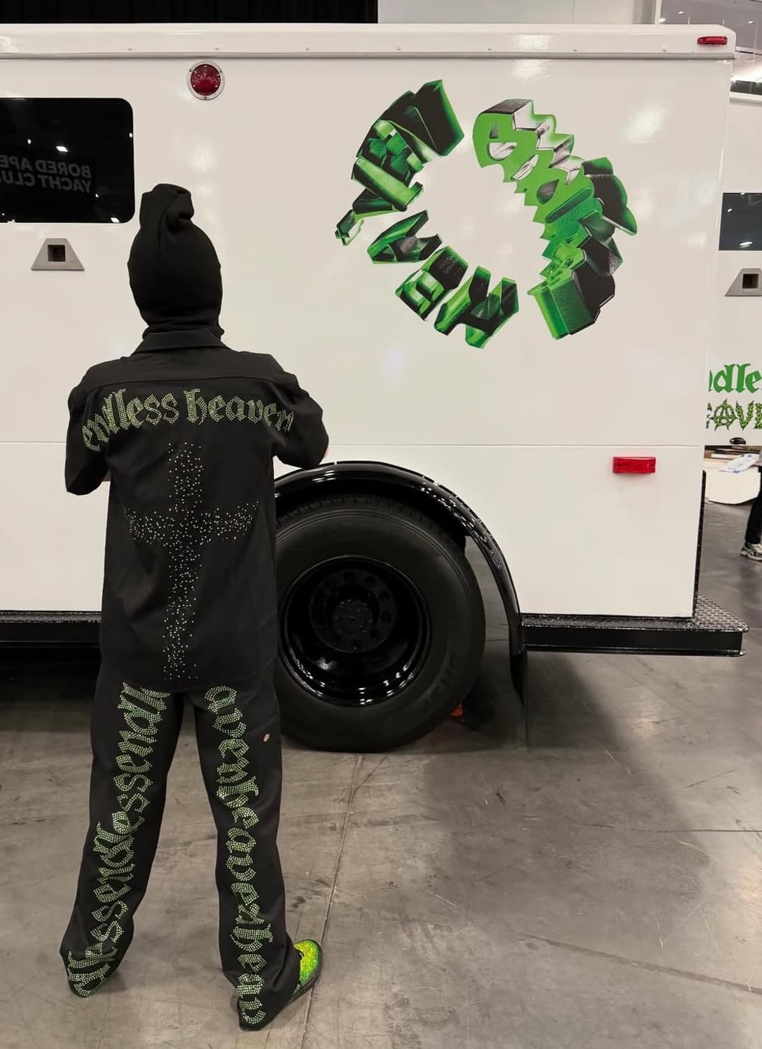 엔드리스 데님 x 세븐스헤븐 라인스톤 반팔 셔츠 디키즈 베이스 상품이미지3