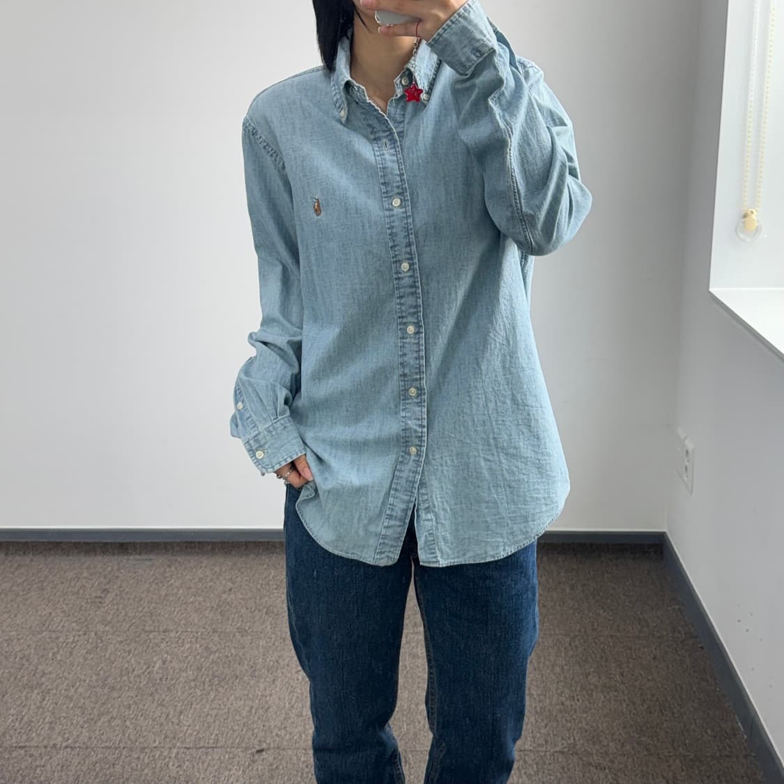 Polo 폴로 멀티 포니 데님 셔츠 상품이미지2