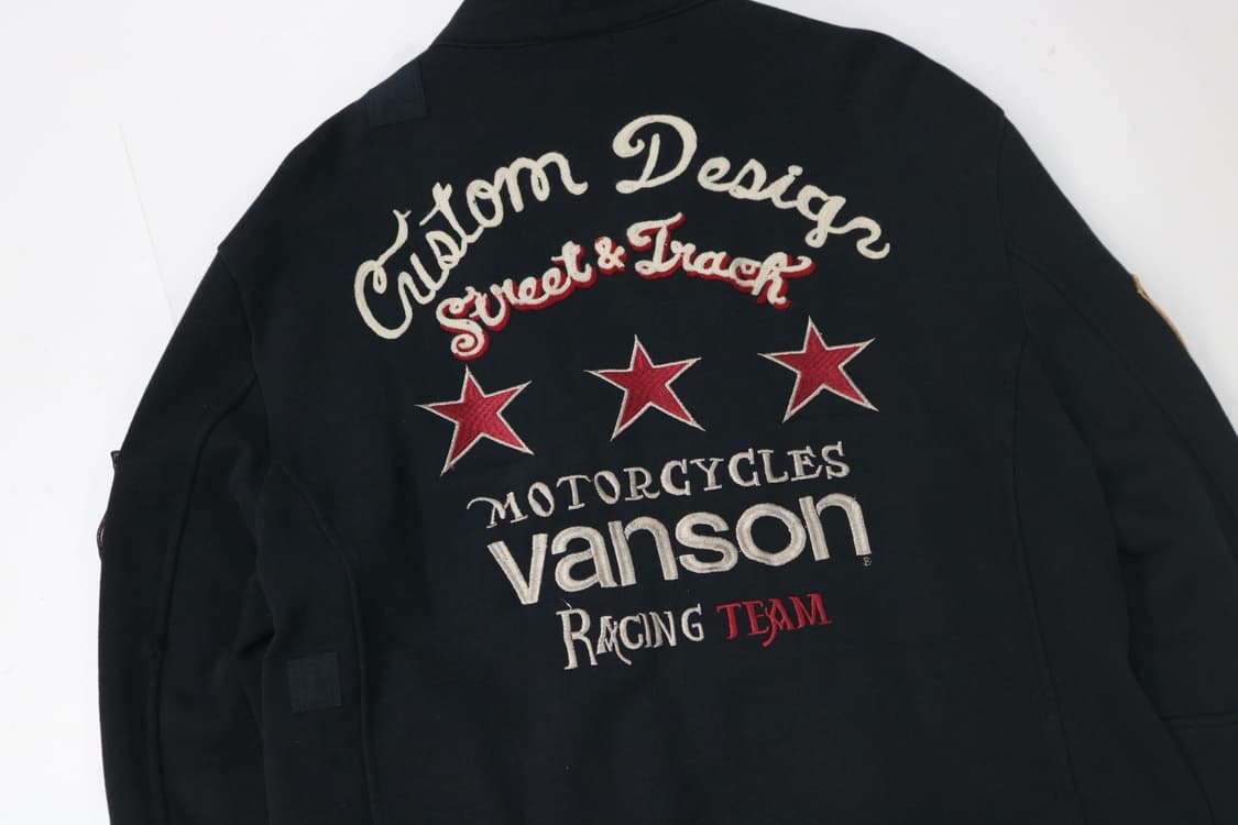 VANSON 밴슨 빈티지 멀티 패치 레이싱 코튼 자켓 (L) 상품이미지3