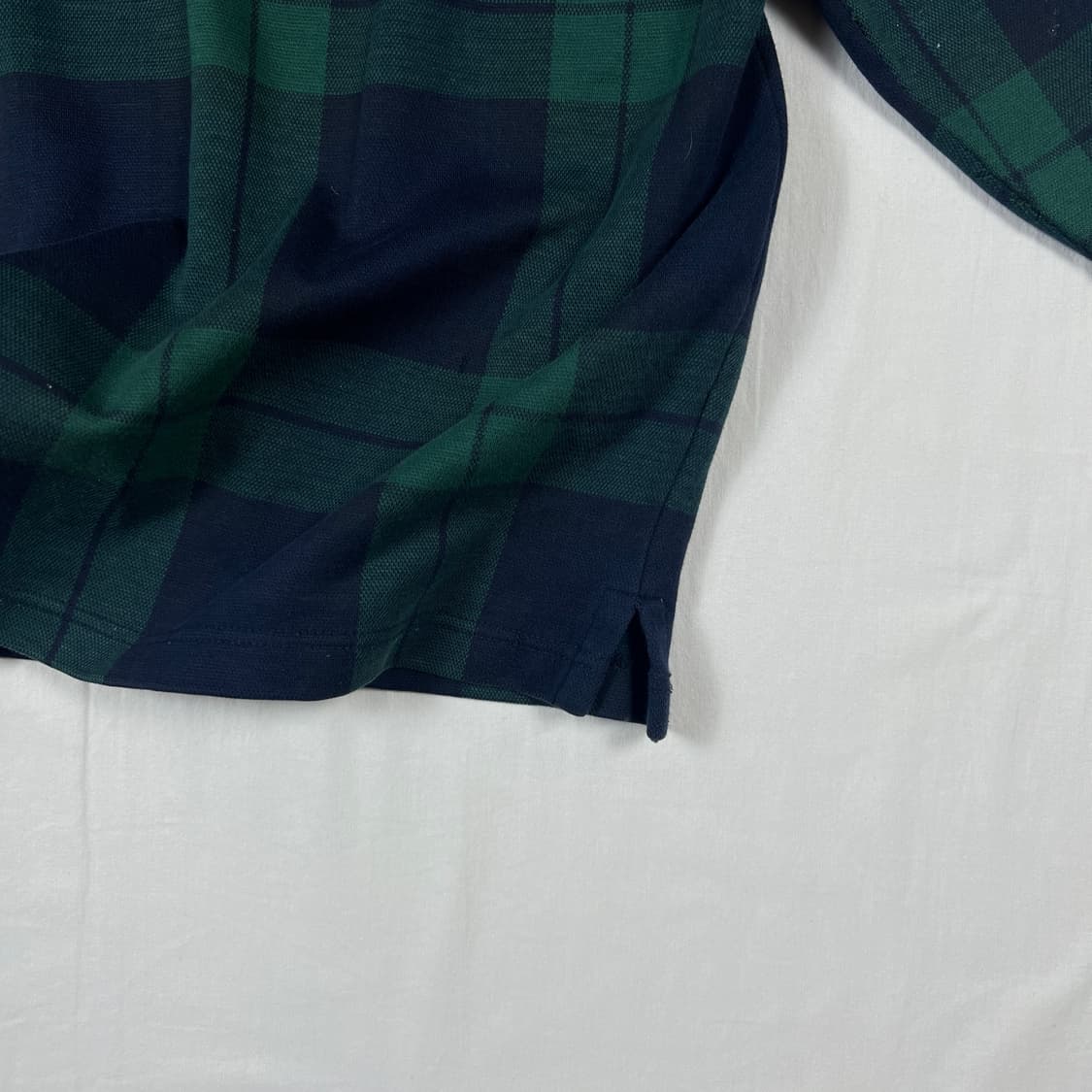 90‘s 폴로랄프로렌 1993 스펠아웃 타탄체크 피케셔츠 상품이미지4