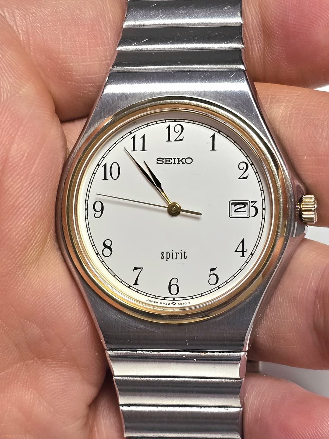 세이코 90's 스피릿 5P32-6B30 바이컬러 아라빅 다이얼 상품이미지4