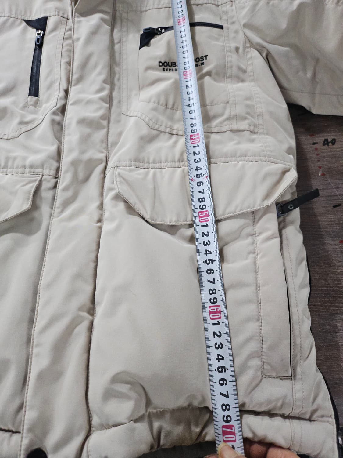 폴램 구스 다운 패딩  베이지 95 상품이미지9