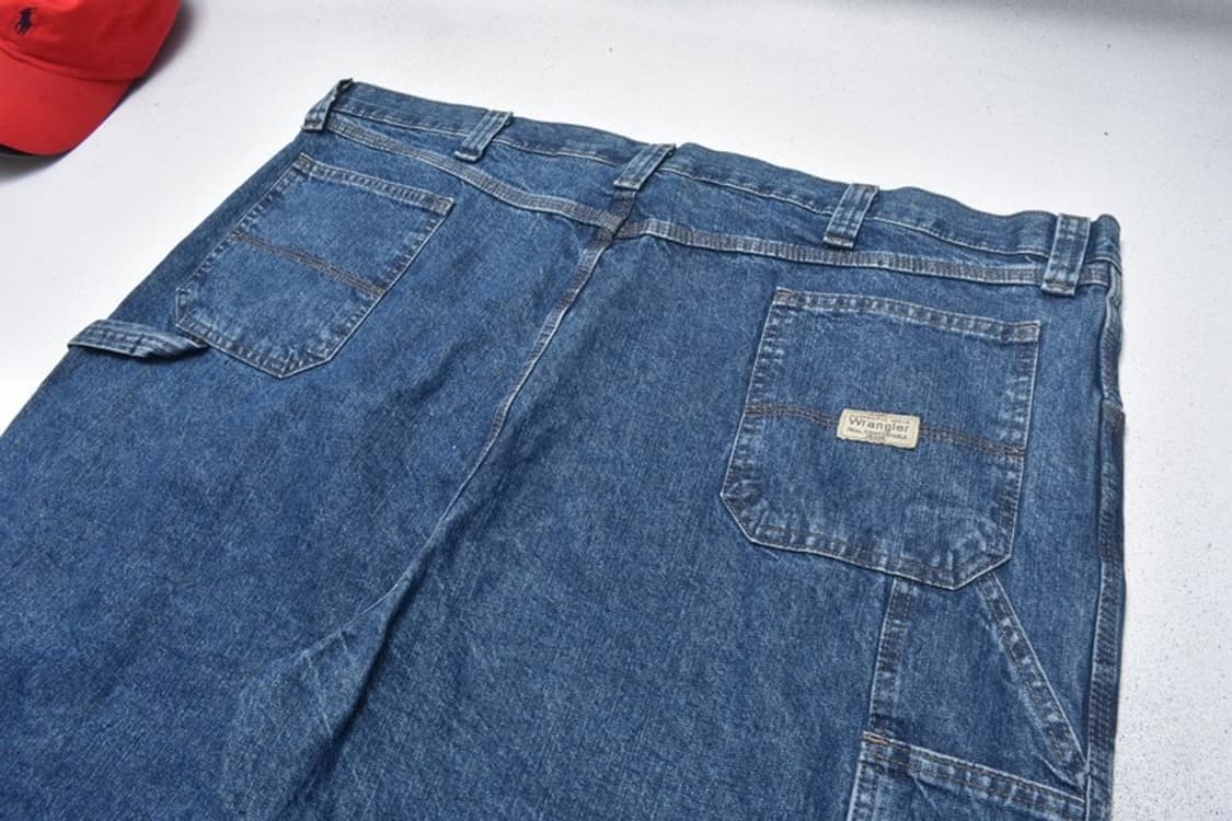 랭글러 빅사이즈 데님 쇼츠 48인치 M0019 상품이미지7