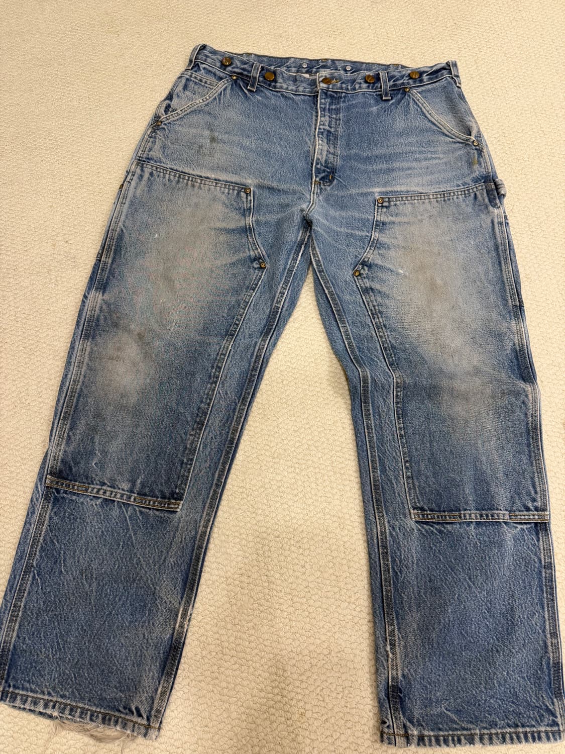 오리지널 USA 빈티지 칼하트 데님 더블니 B07 36X30 상품이미지1