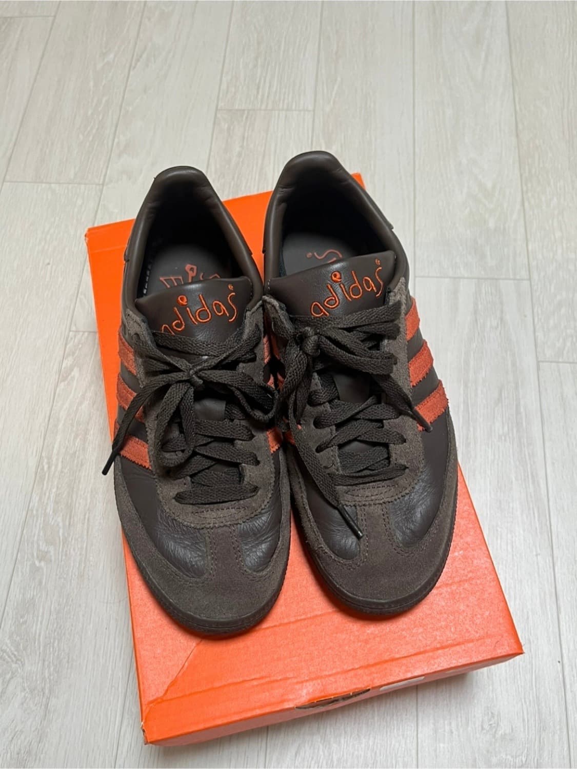 아디다스 스페지알 핸드볼 브라운 오렌지 245 상품이미지2