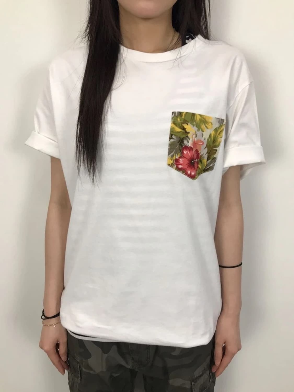 BEAMS HEART Floral Pocket Tee 상품이미지2