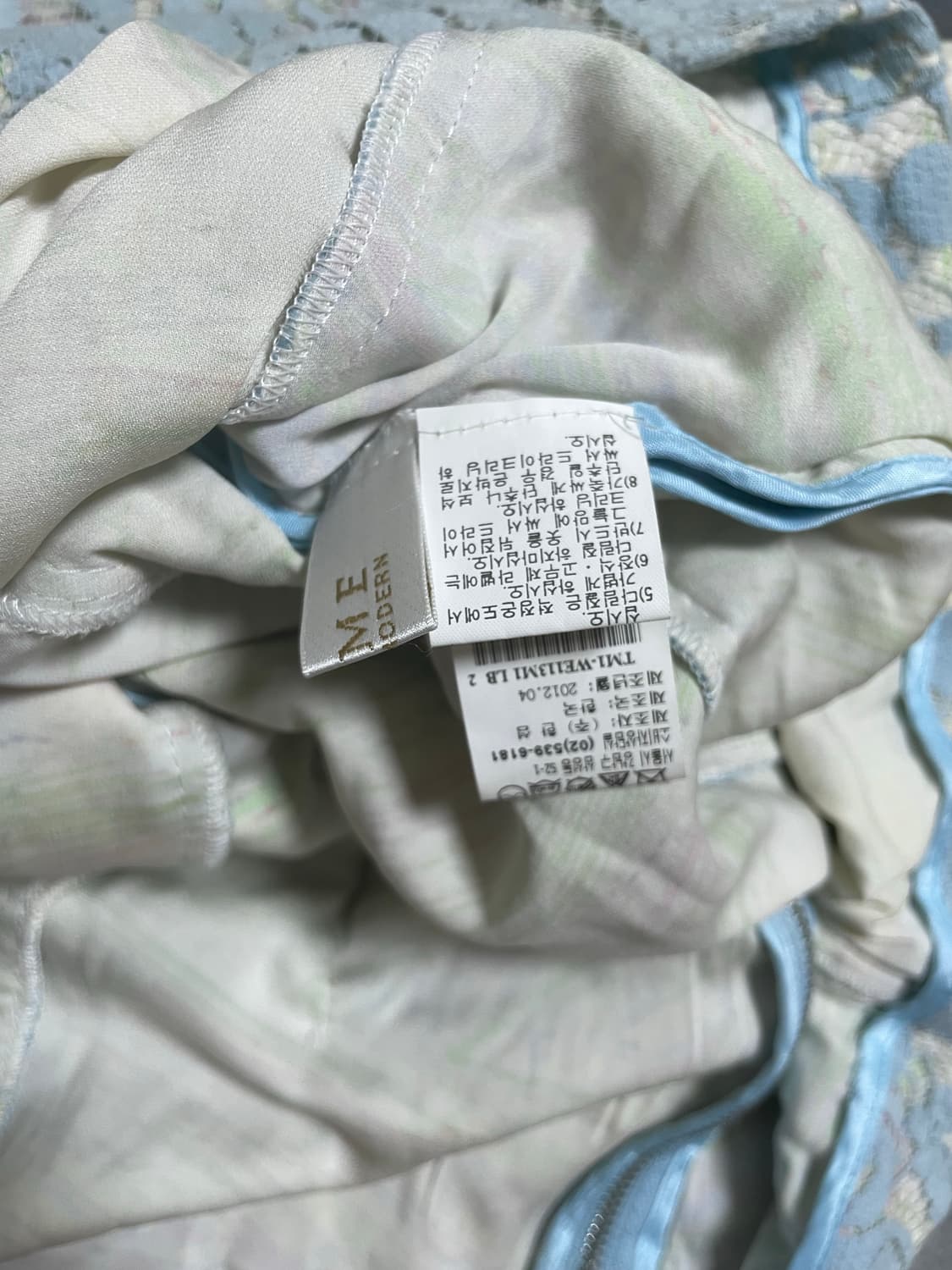 헌섬 타임 원피스 스카이블루 레이스 정품 상품이미지7