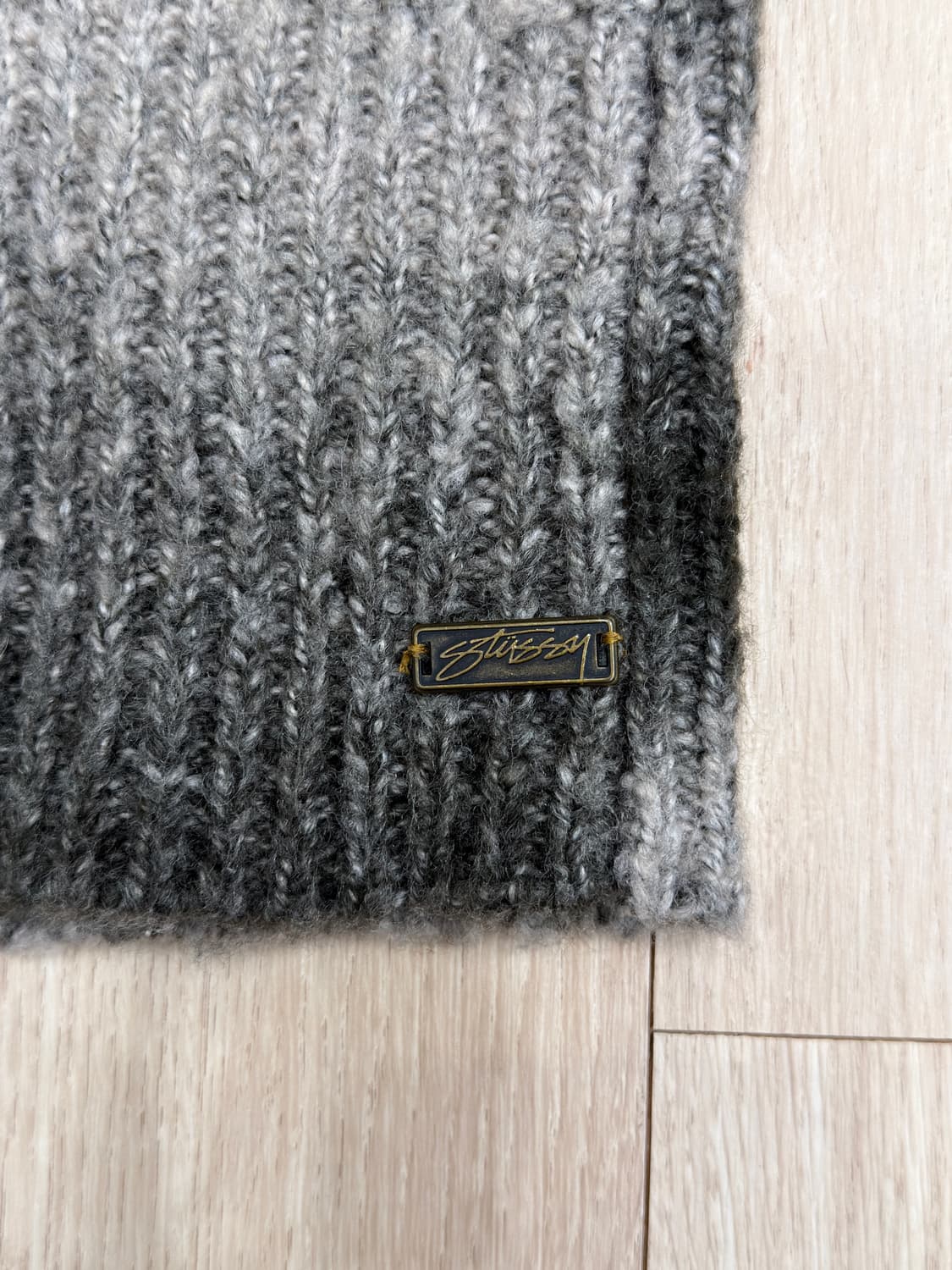 빈티지 스투시 숄카라 니트 가디건 상품이미지5