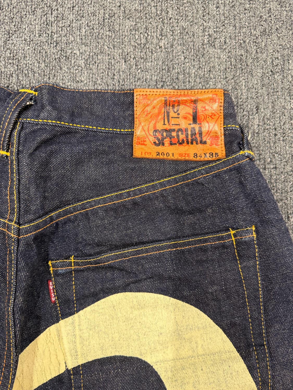 34)Evisu 빈티지 Lot 2001 셀비지 데님팬츠 상품이미지4