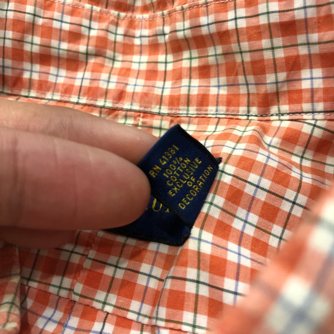 폴로 랄프로렌 체크 셔츠 상품이미지5