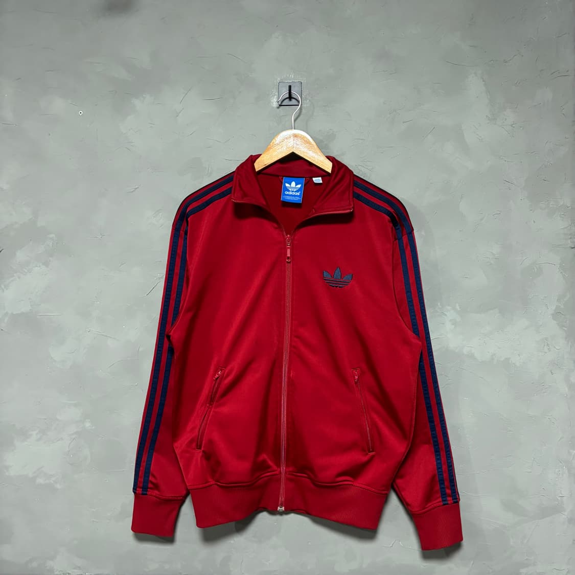 아디다스 파이어버드 져지 트랙탑 버건디 네이비 상품이미지1