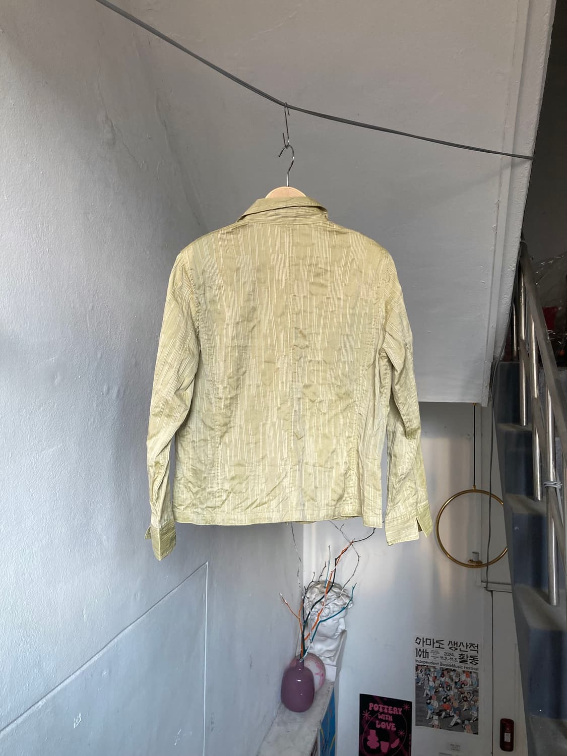 ✨새상품✨ 빈티지 에스닉 그린 자켓  상품이미지5