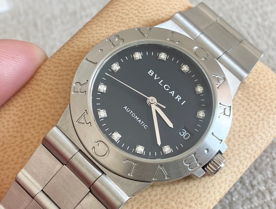 불가리 디아고노 LCV35 다이아 11P 남성용 35mm 미듐  오토메틱 상품이미지6