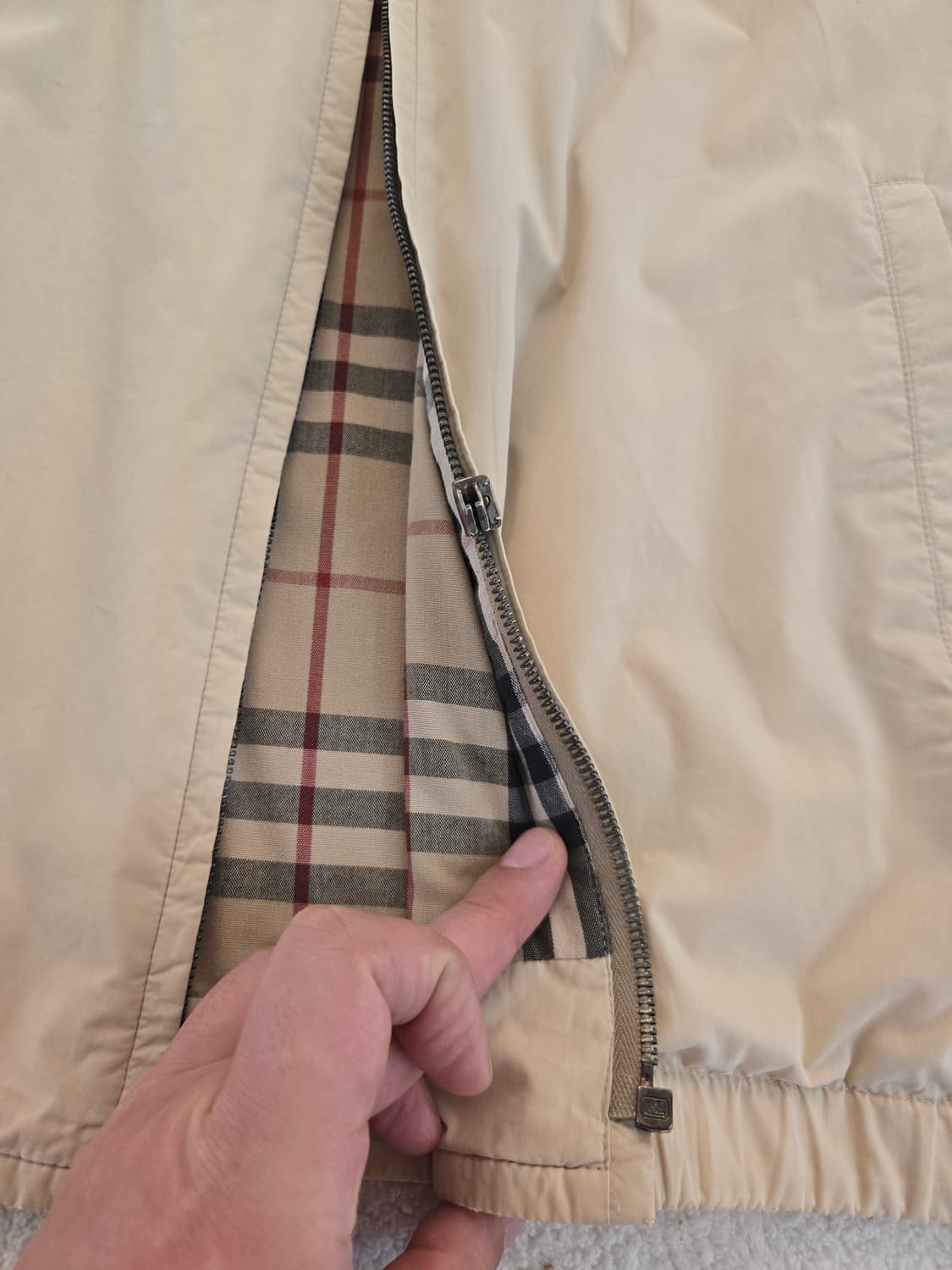 버버리 베이지색 워크자켓 점퍼 S 상품이미지10