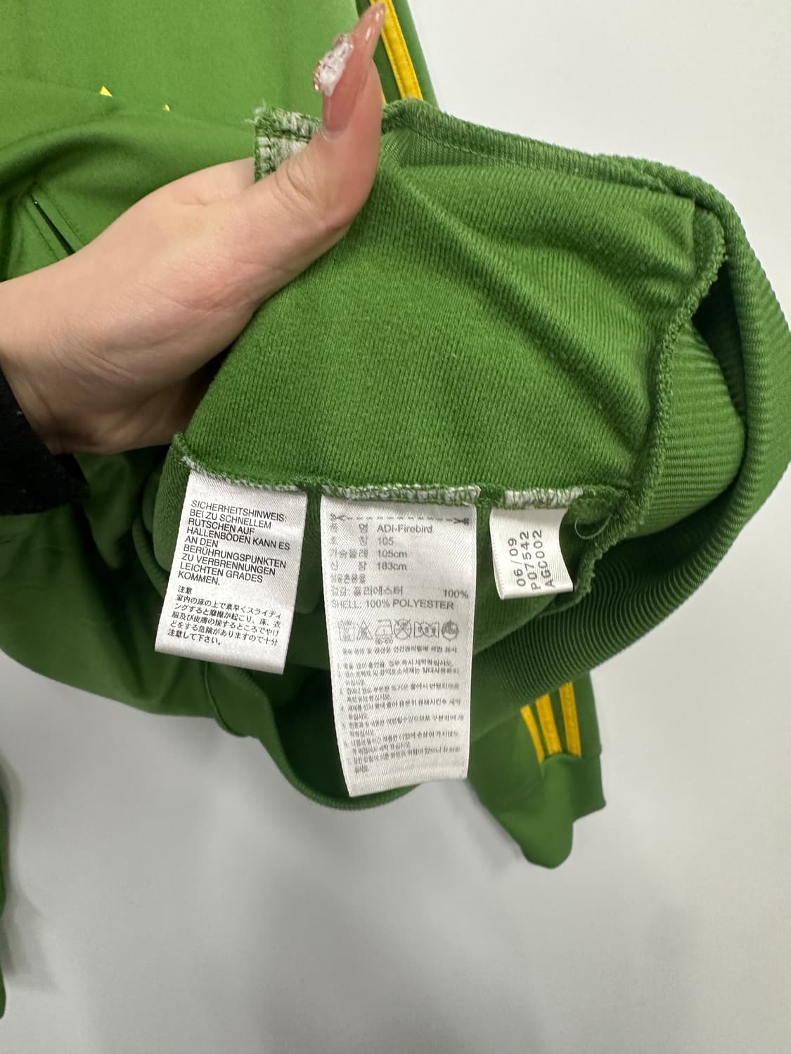 아디다스 말차 구파이어버드 져지 트랙탑 상품이미지4