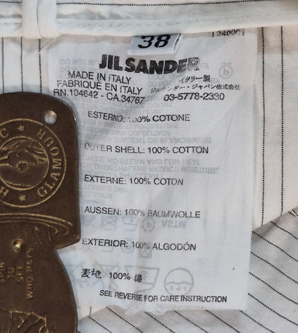 JIL SANDER Micro-Pinstripe Trousers (38) 상품이미지4