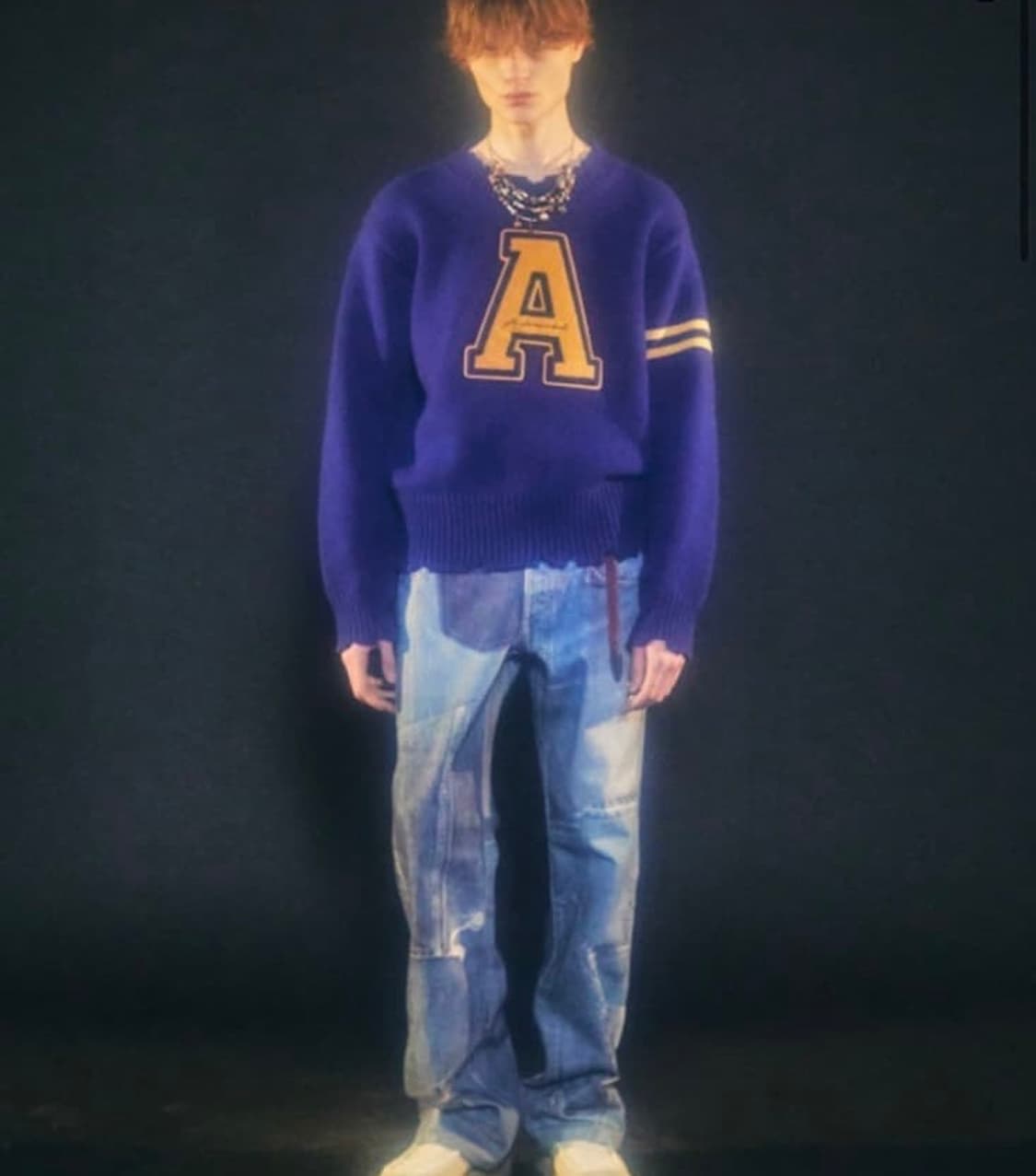 앤더슨벨 바시티 크루넥 스웨터 상품이미지2