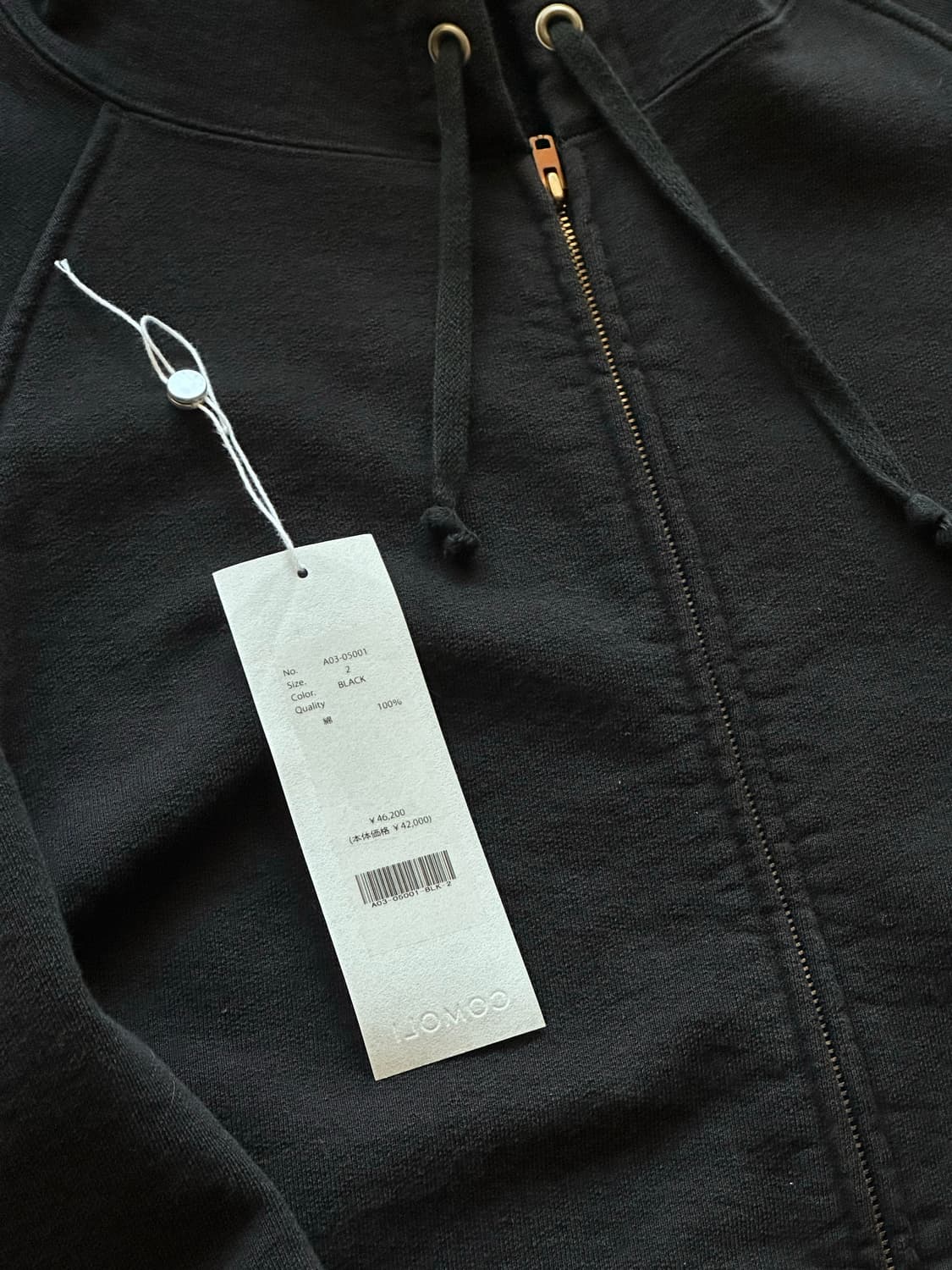 [2] 24fw comoli 코튼 안감 집 파카 상품이미지4