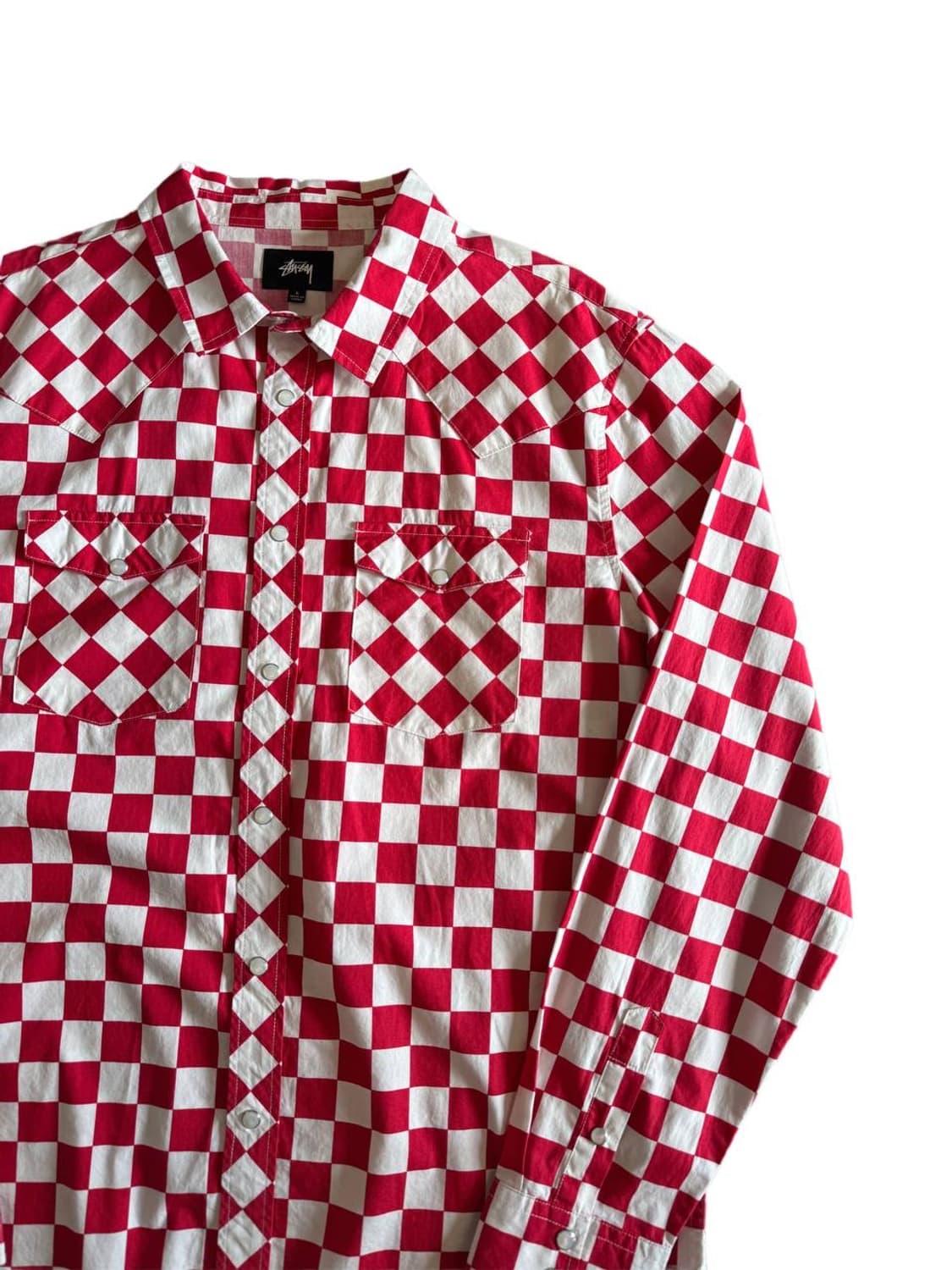 Stussy checkerboard western shirts 상품이미지3