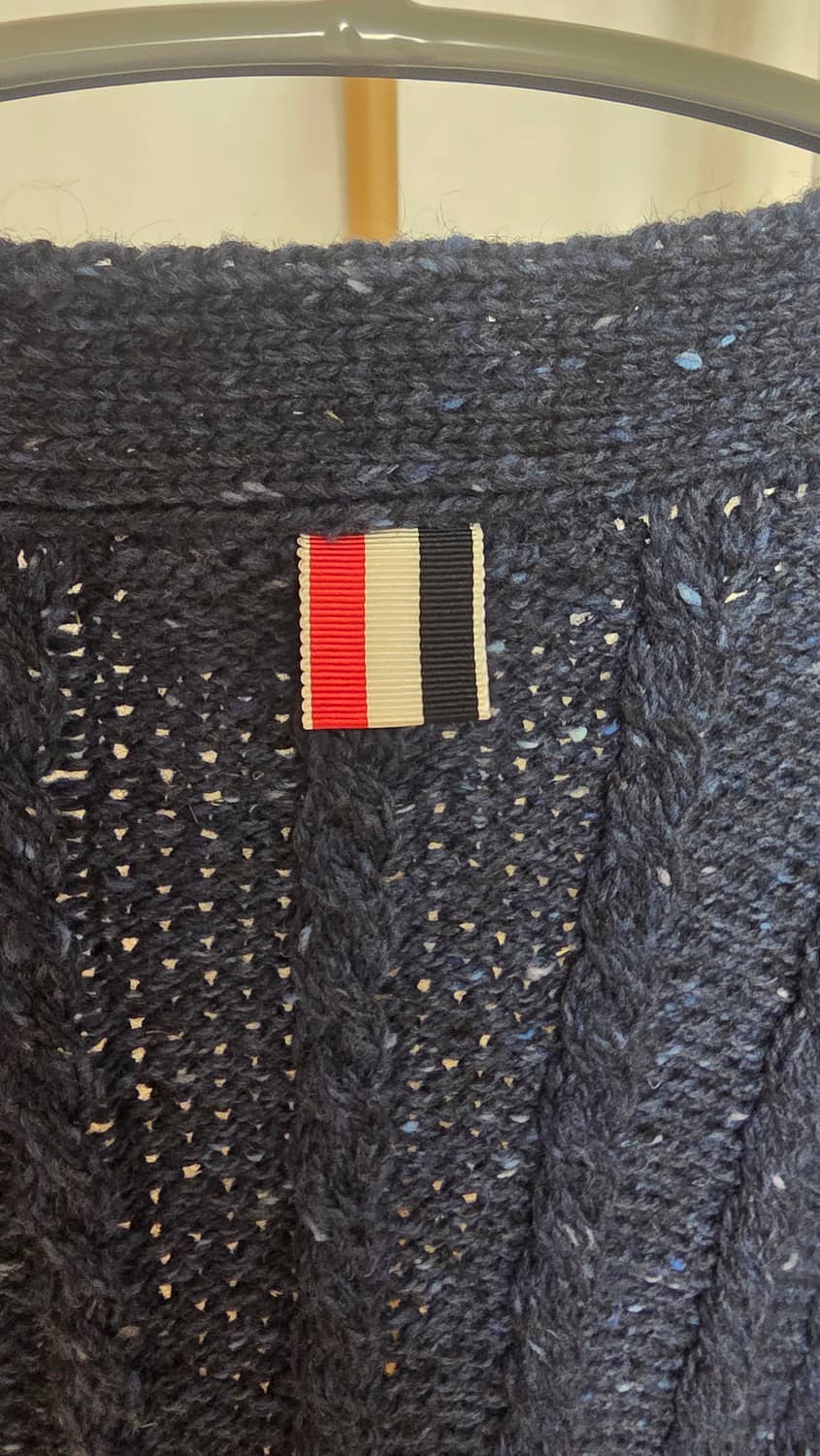 [25/4size] 톰브라운 도네갈 케이블 니트 가디건 4사이즈 상품이미지8