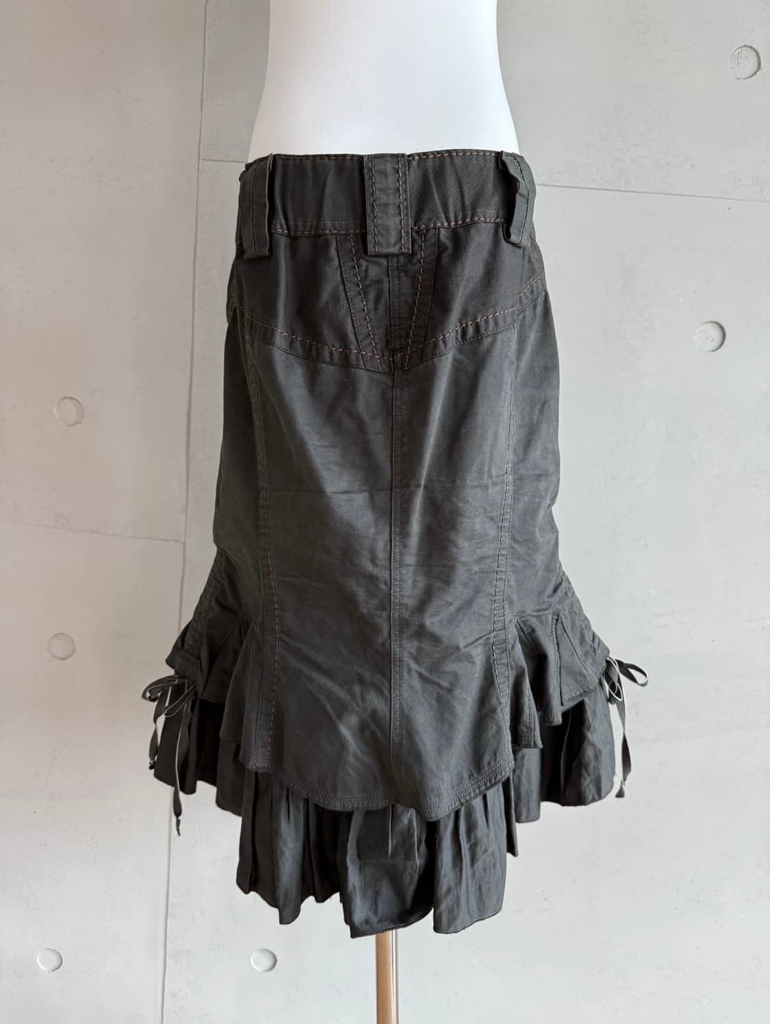 Marithe Girbaud 셔링 프릴 스커트 상품이미지2