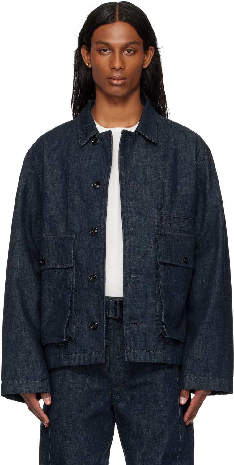 [XL] 르메르 박시 자켓 인디고 상품이미지1