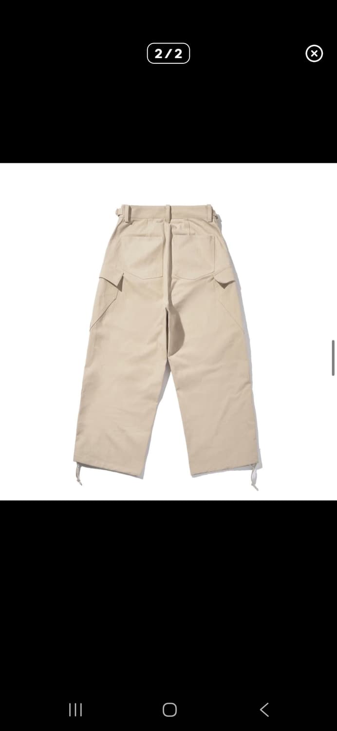 (1)Nonnod 사이드 집 카코팬츠 베이즈 23FW 상품이미지2