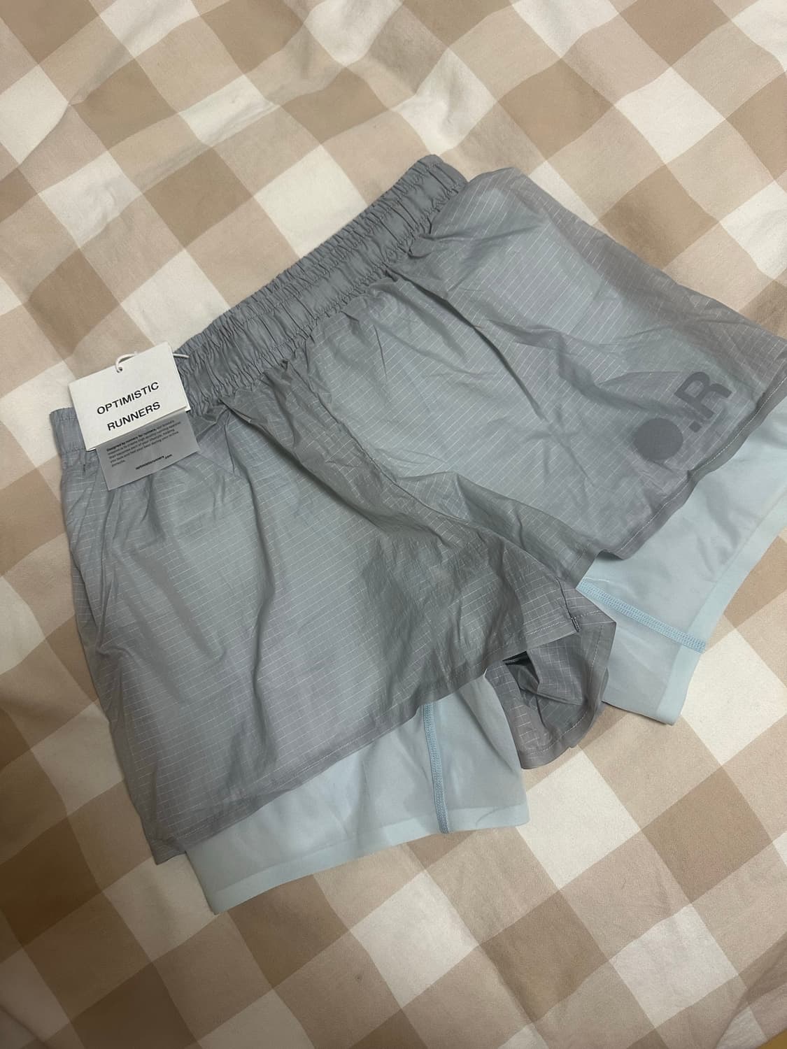 OptimisticRunners Glossy ripstop shorts 상품이미지5