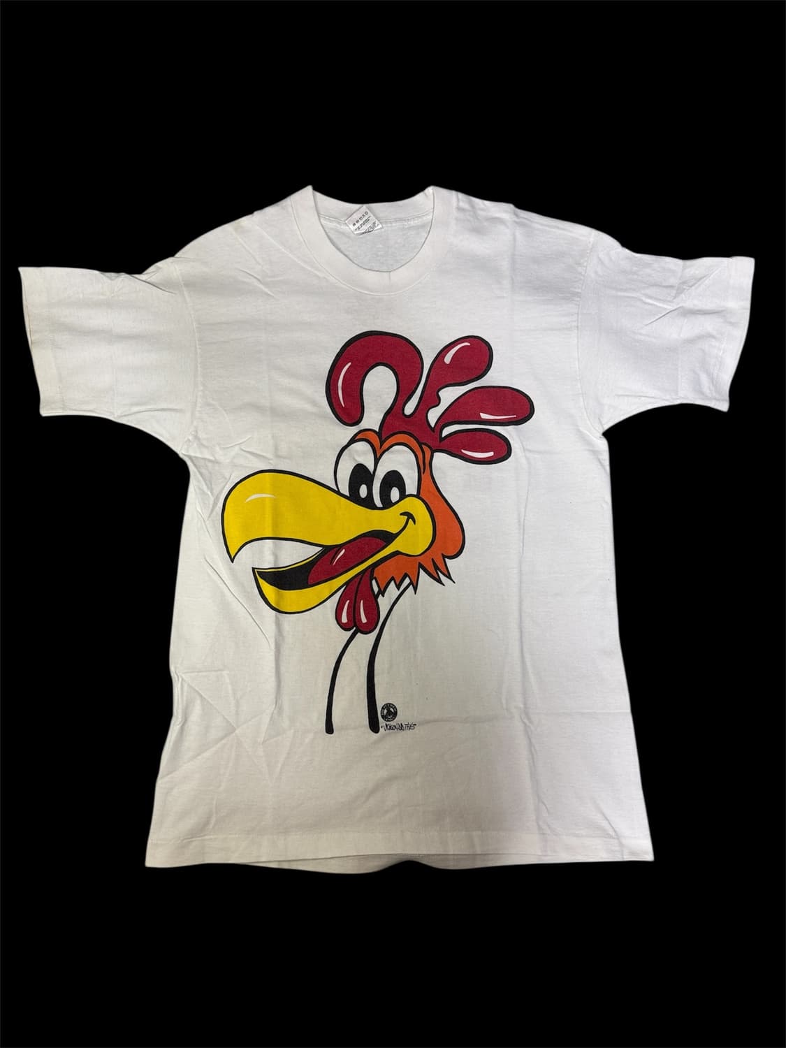 빈티지 90s cock 프린팅 티셔츠 L 상품이미지1