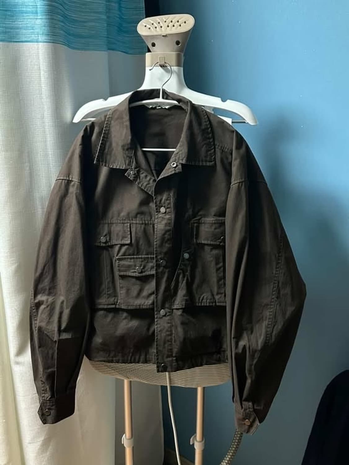 사스콰치 패브릭스 23aw 하프 문 크롭 셔츠 자켓 수미컬러 라지 상품이미지5