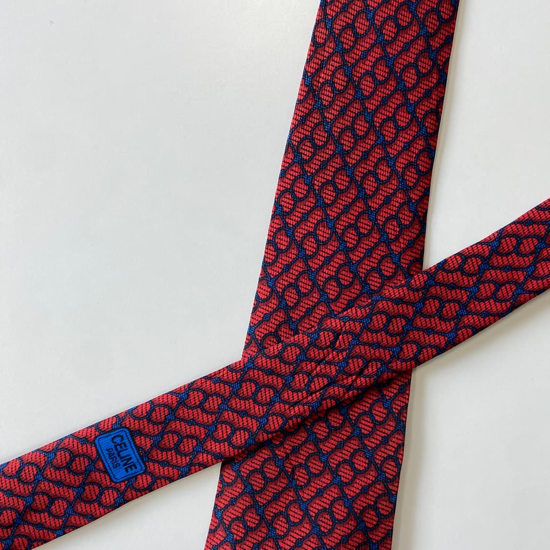 셀린느(celine) 심플로고 명품 정품 넥타이 상품이미지4