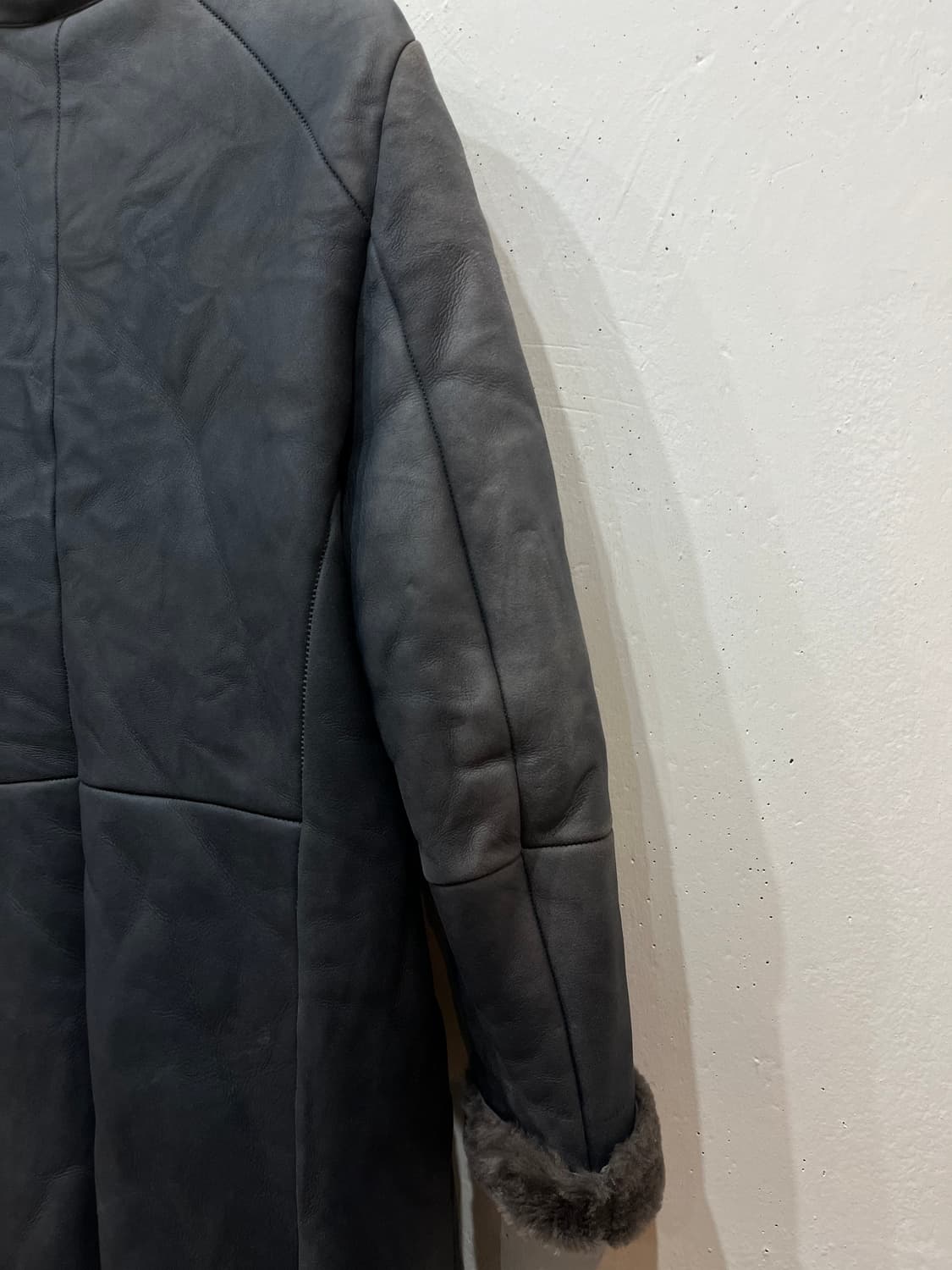 솔리드옴므 양가죽 무스탕 자켓 95 상품이미지6