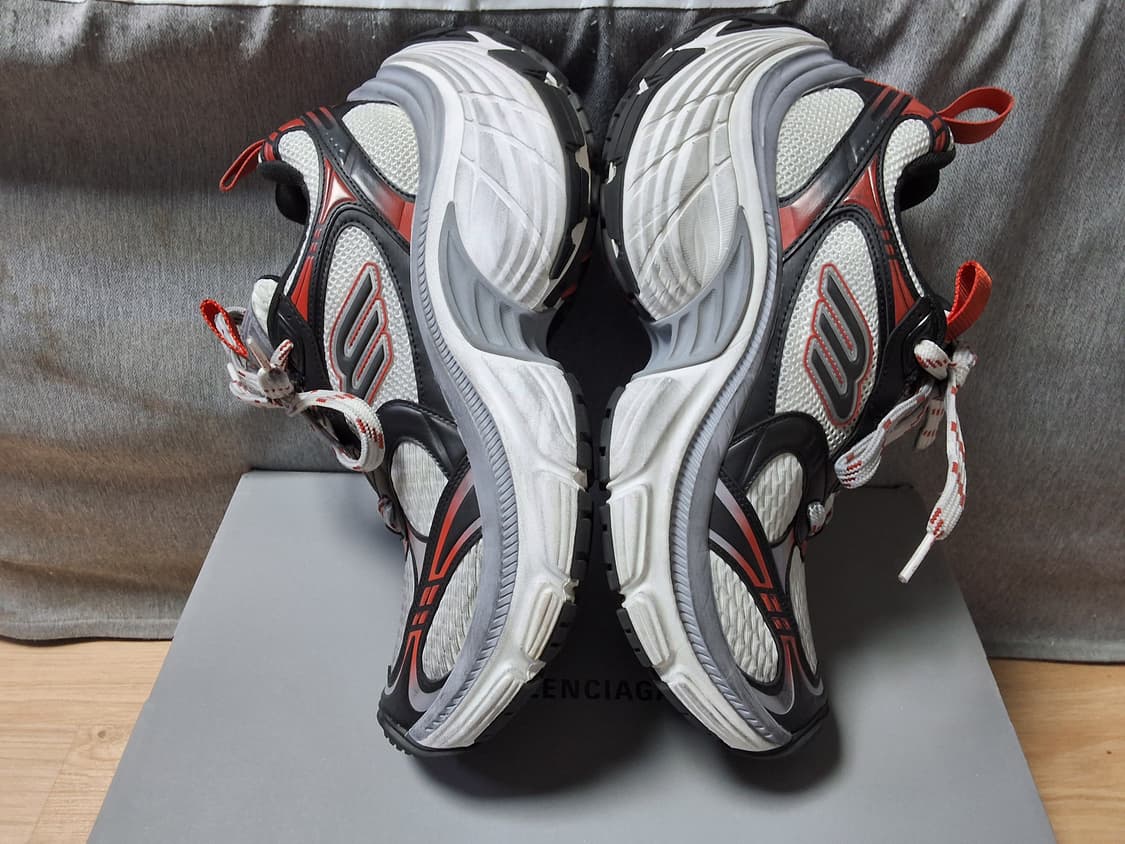 [새상품급] 발렌시아가 10xl 스니커즈 레드 40 상품이미지4