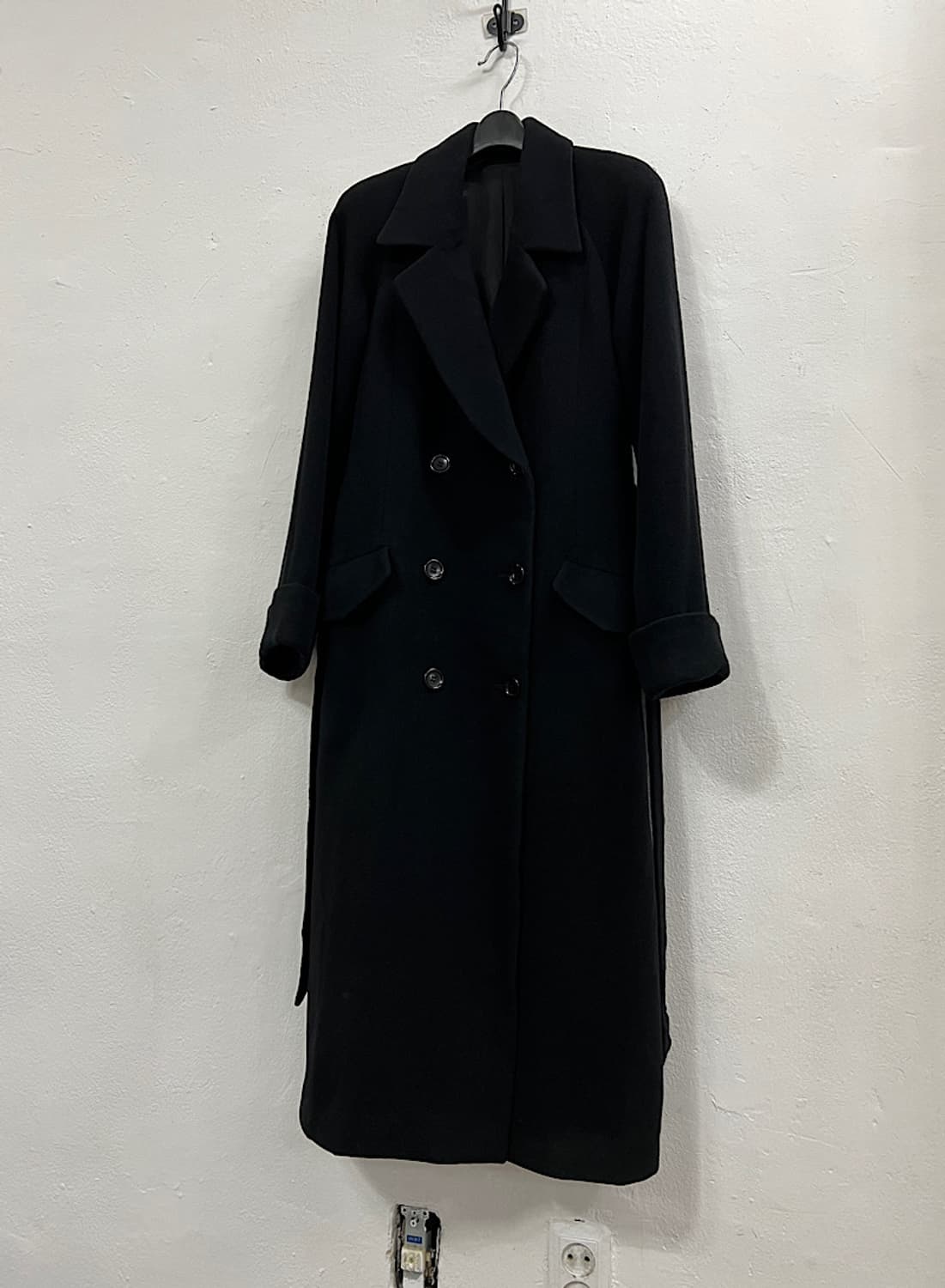 롱 더블 벨트 코트  상품이미지1