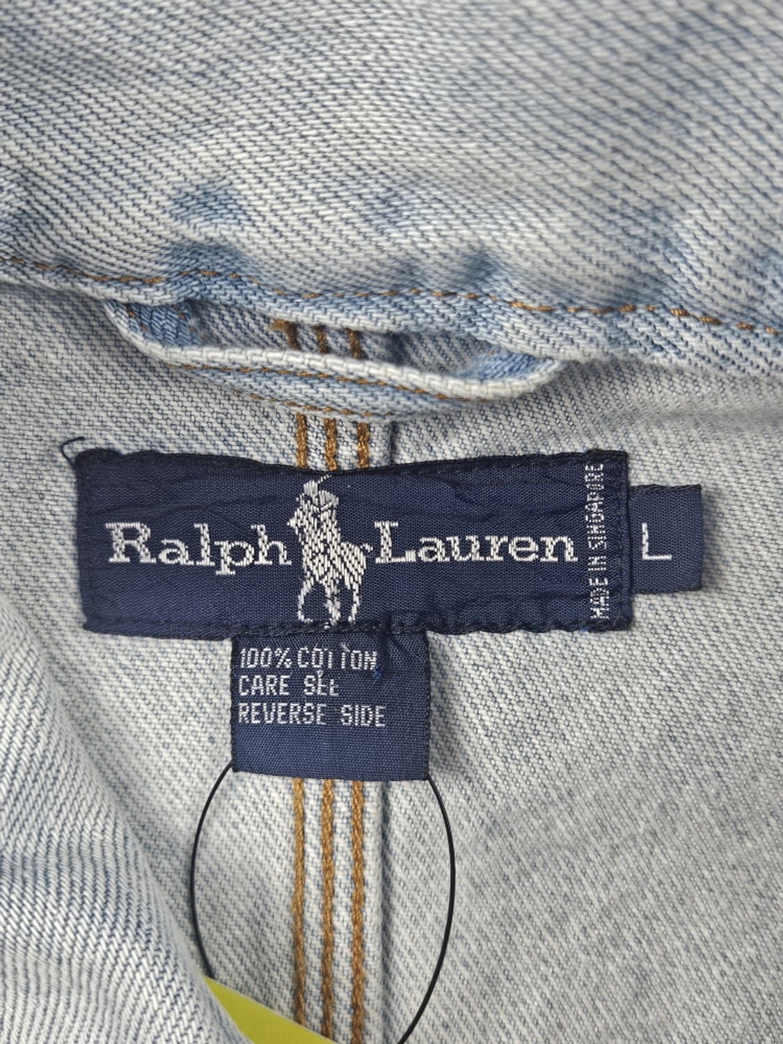 80's 폴로랄프로렌 데님 엔지니어 초어 자켓 ( L ) / 10615 상품이미지9
