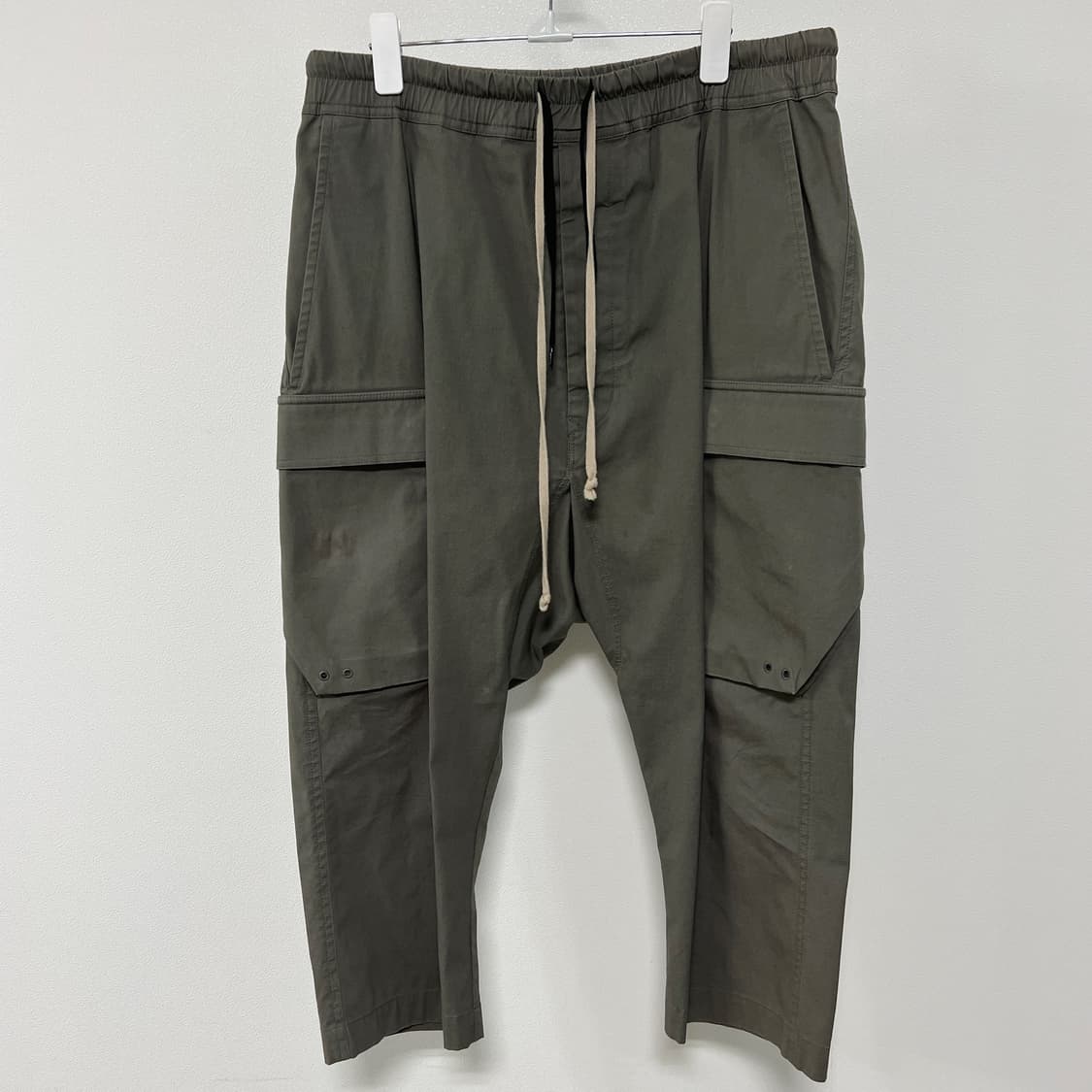 릭오웬스 17SS "WALRUS" 드로우스트링 크롭 카고 팬츠 EUCA 상품이미지2