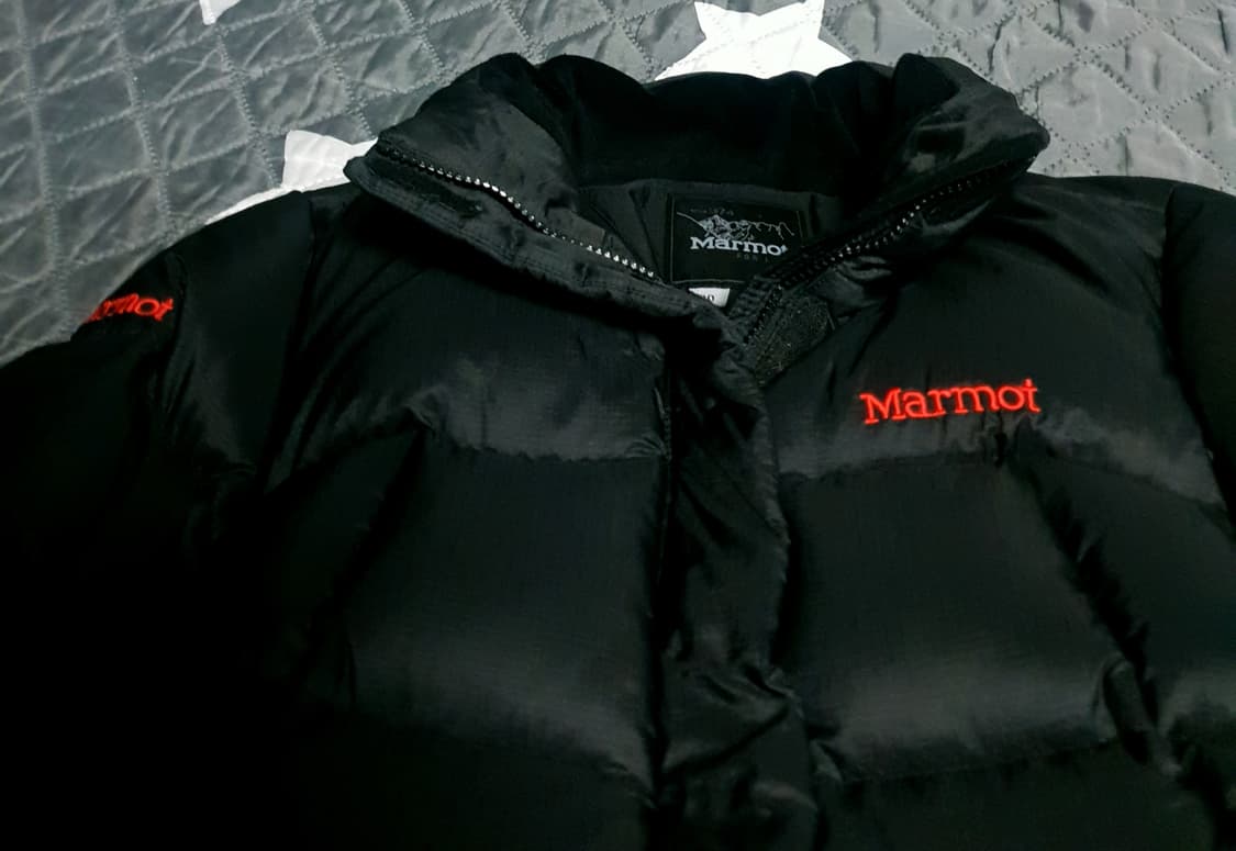 MARMOT 마모트 구스다운 나일론 숏패딩 블랙 (90) 상품이미지2