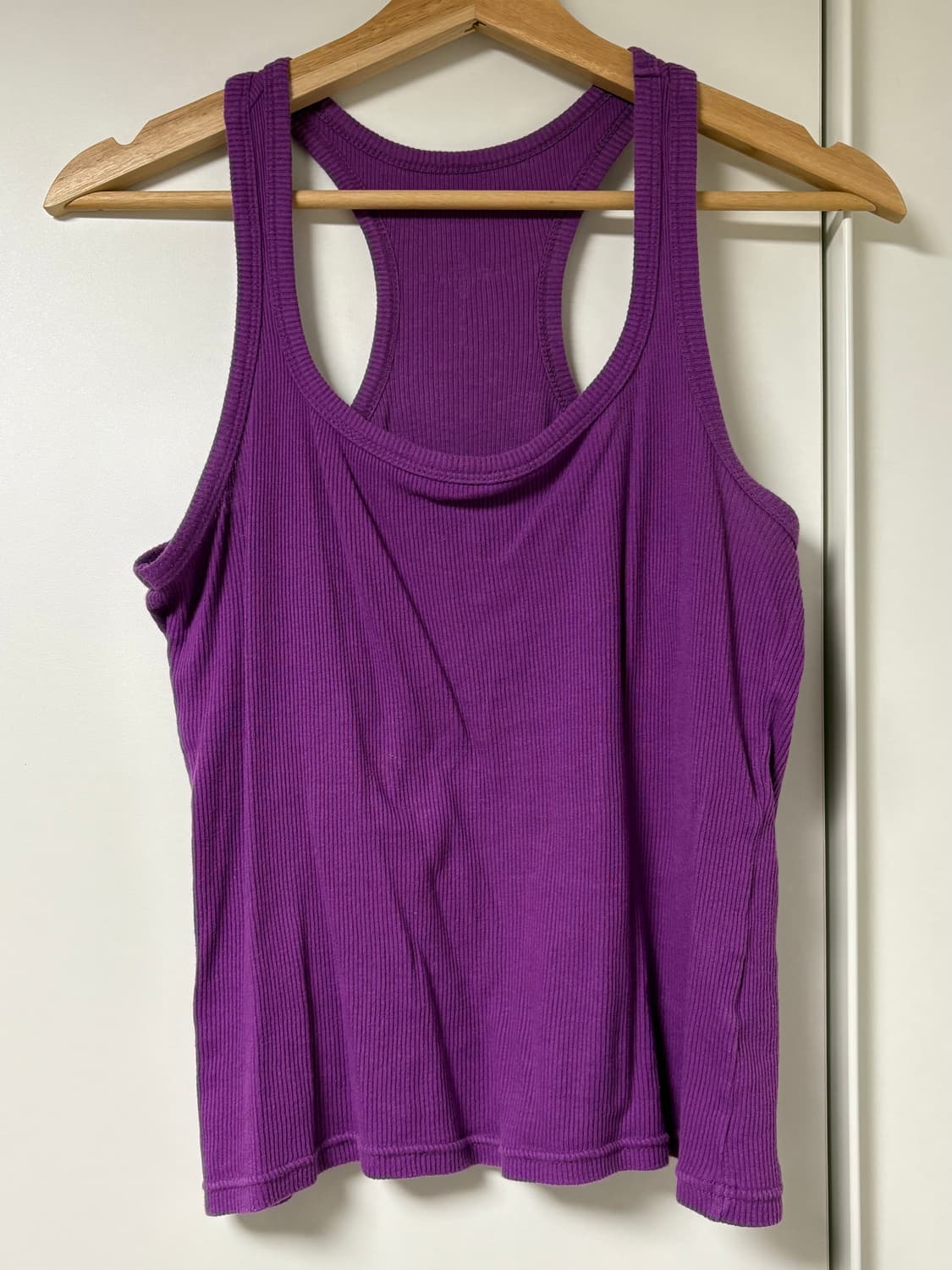 진보라색 골지 나시 상품이미지1