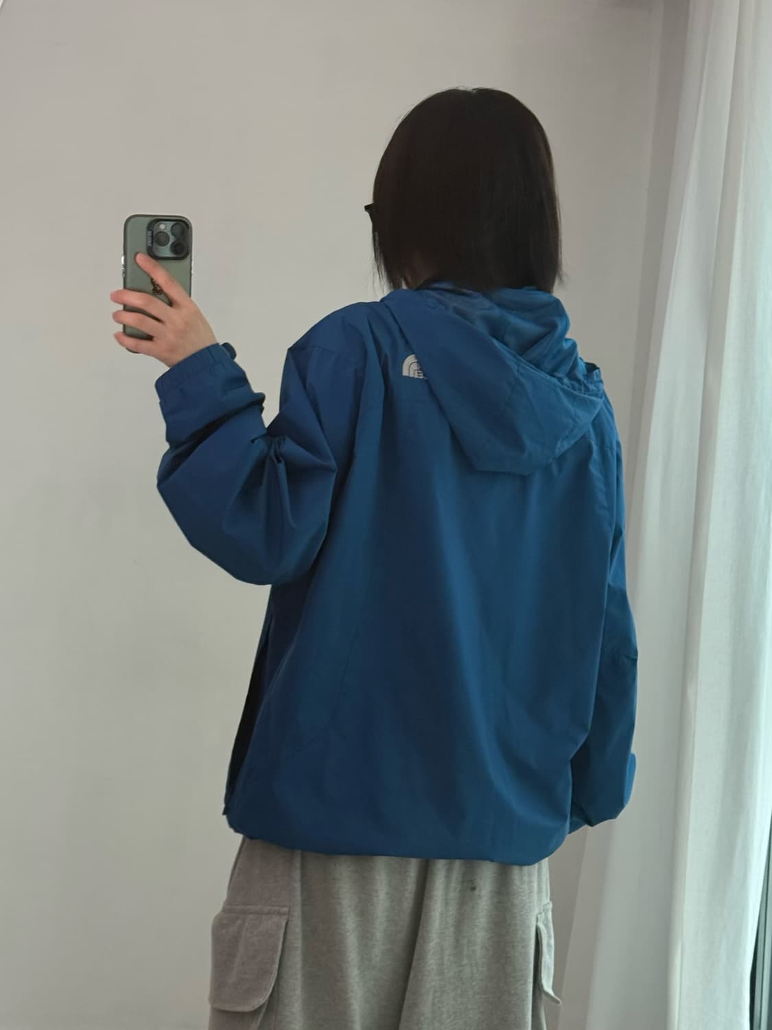 노스페이스 블루 바람막이 상품이미지4