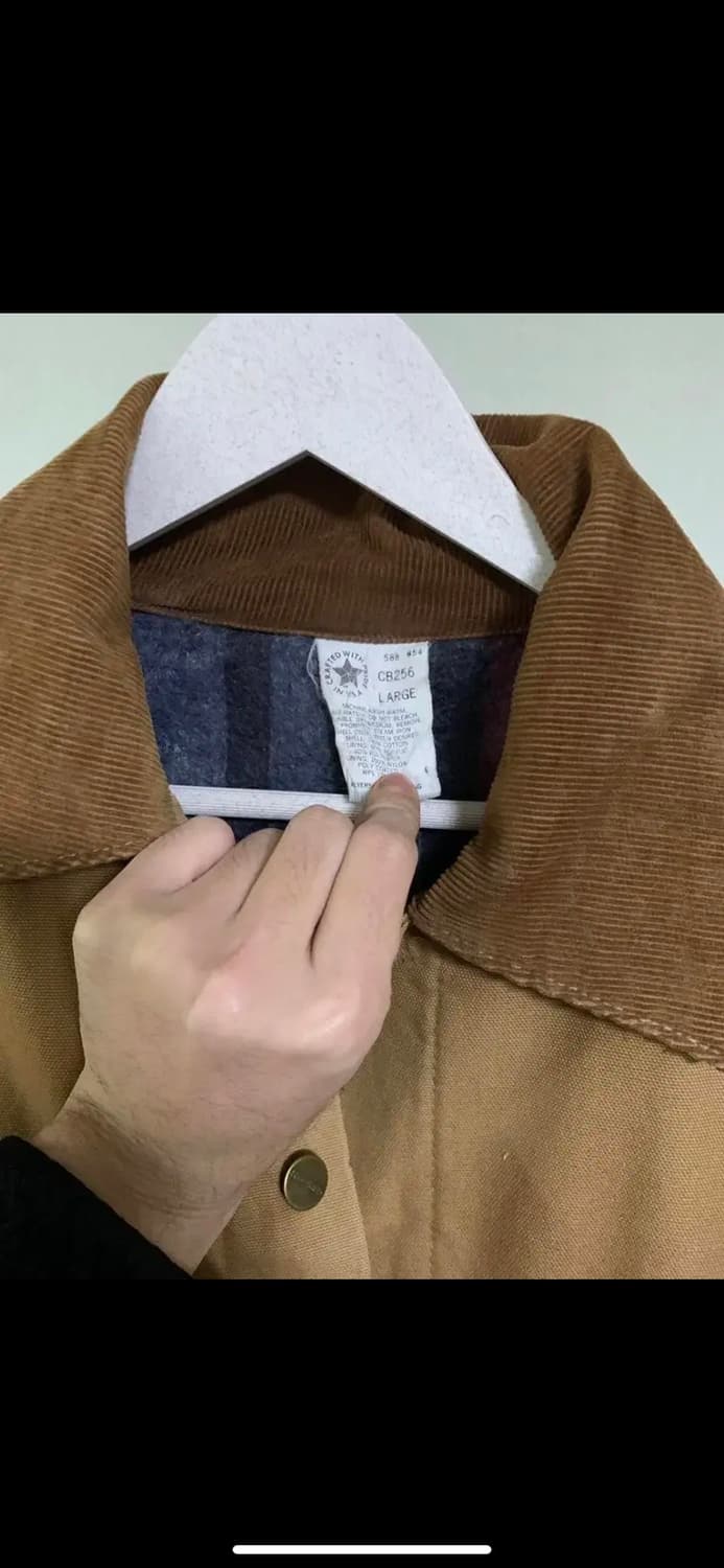 80s og 빈티지 레어 칼하트 헌팅 포켓 자켓 파카 점퍼 상품이미지3