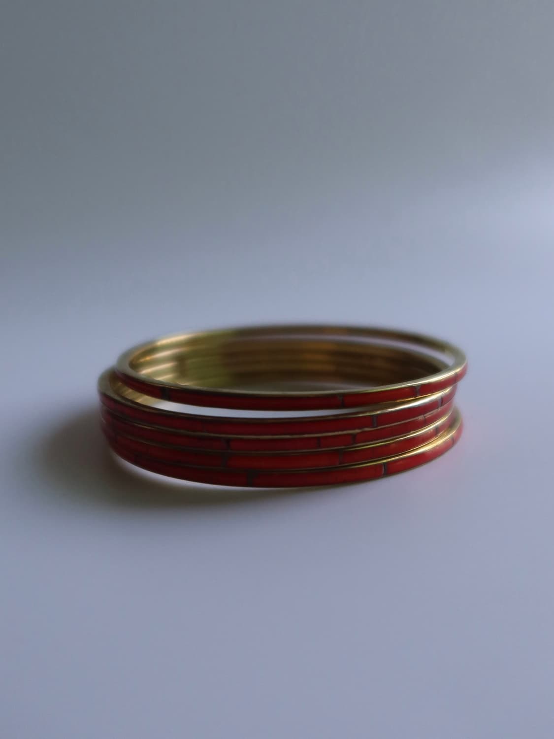 red slim bangle set 상품이미지3
