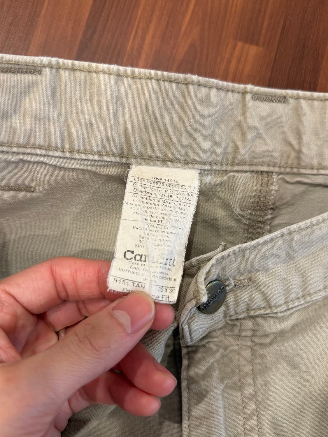 00s Carhartt 칼하트 페인팅 카펜터 워크 팬츠 (36-37) 상품이미지10