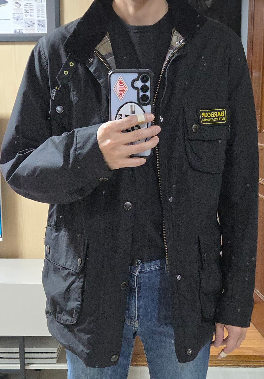 (착샷) 바버 인터네셔널 슬림 barbour 상품이미지7