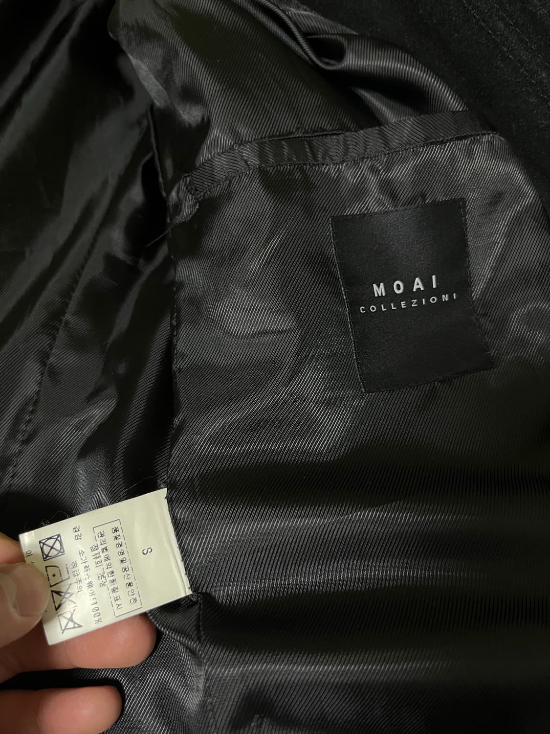 Moai collezioni 스웨이드 밀리터리 자켓 상품이미지3