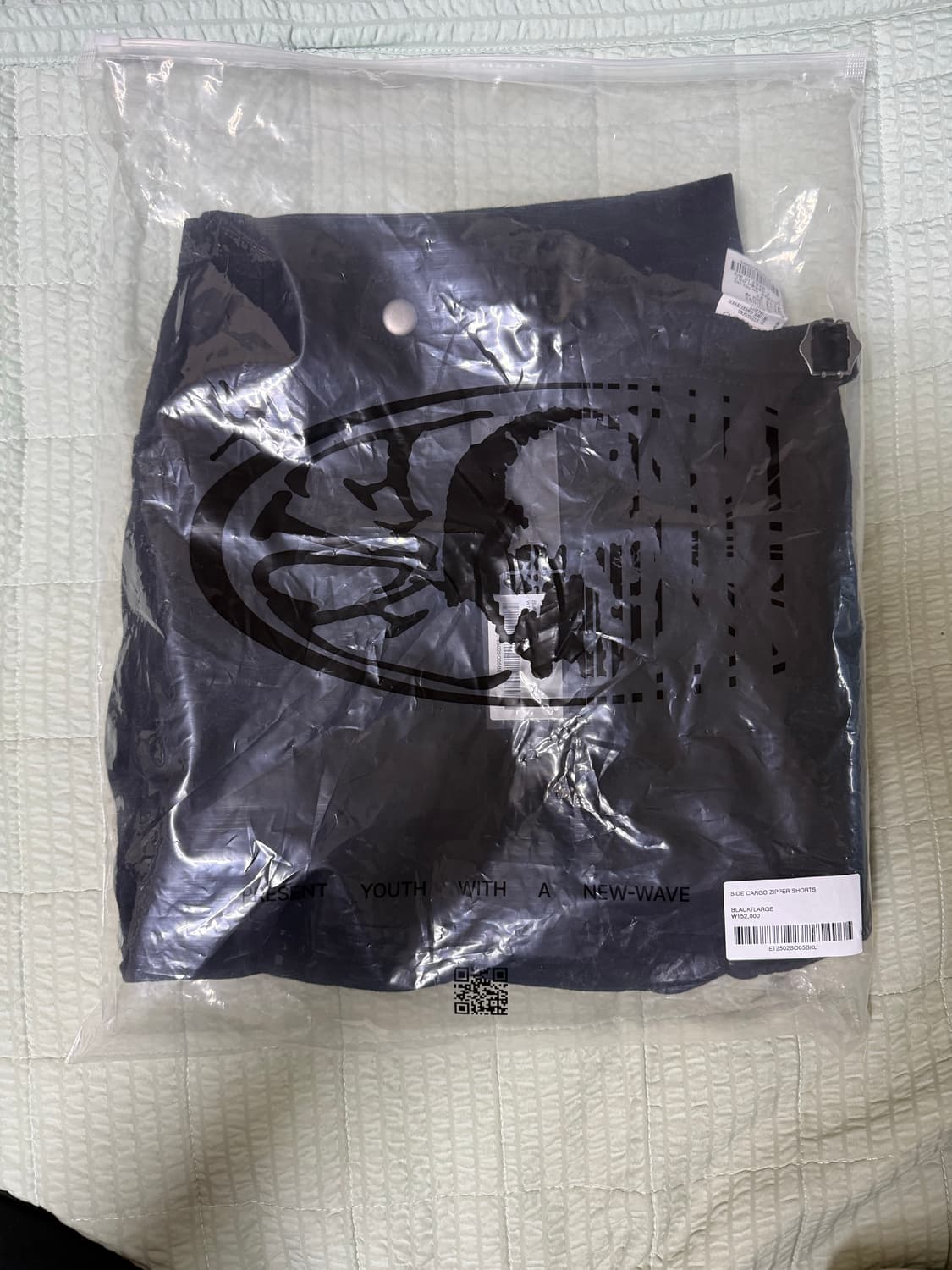 SIDE CARGO ZIPPER SHORTS (BLACK) 상품이미지3