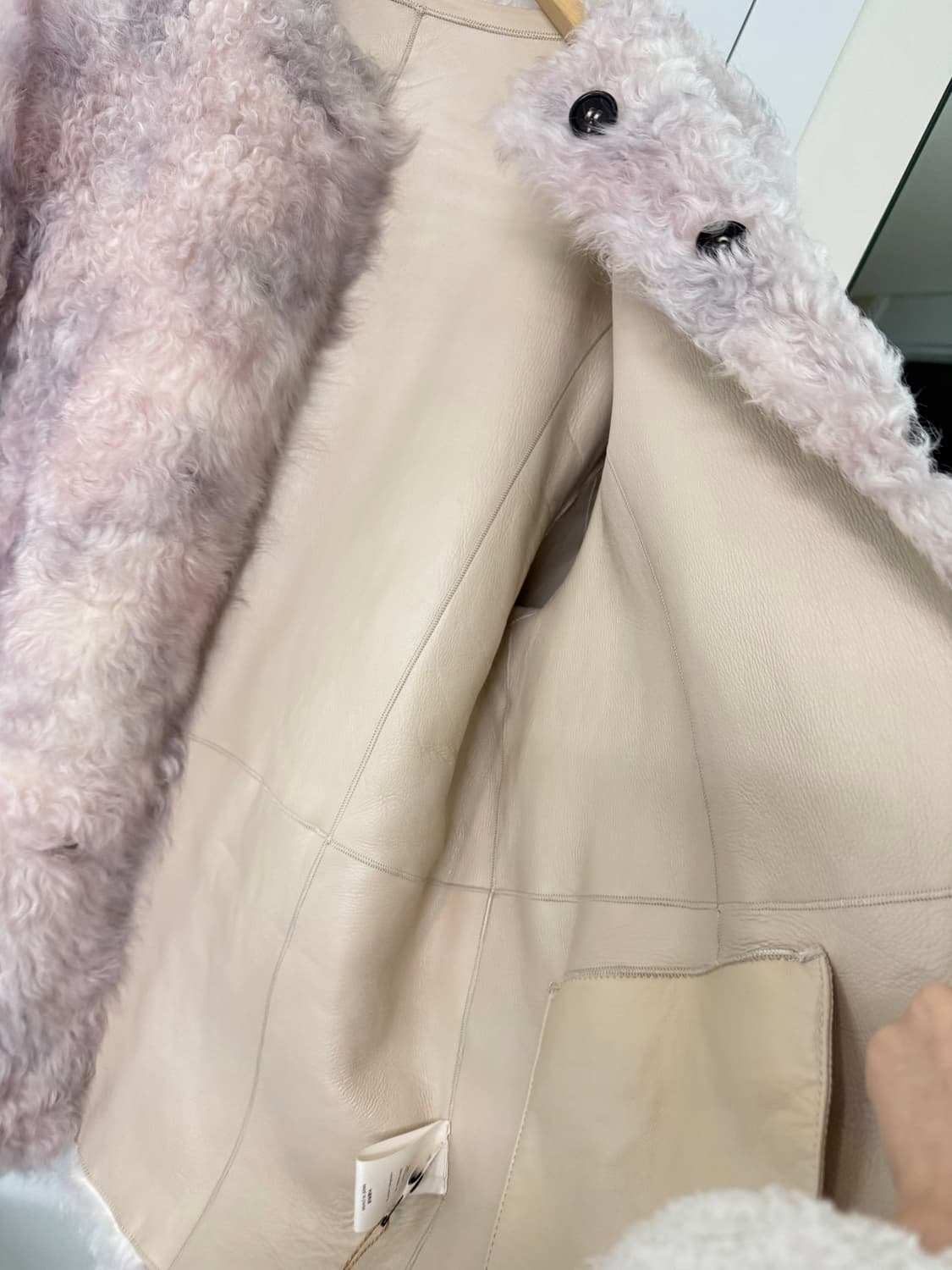 오로라 리얼 램  퍼 자켓코트 F 상품이미지4