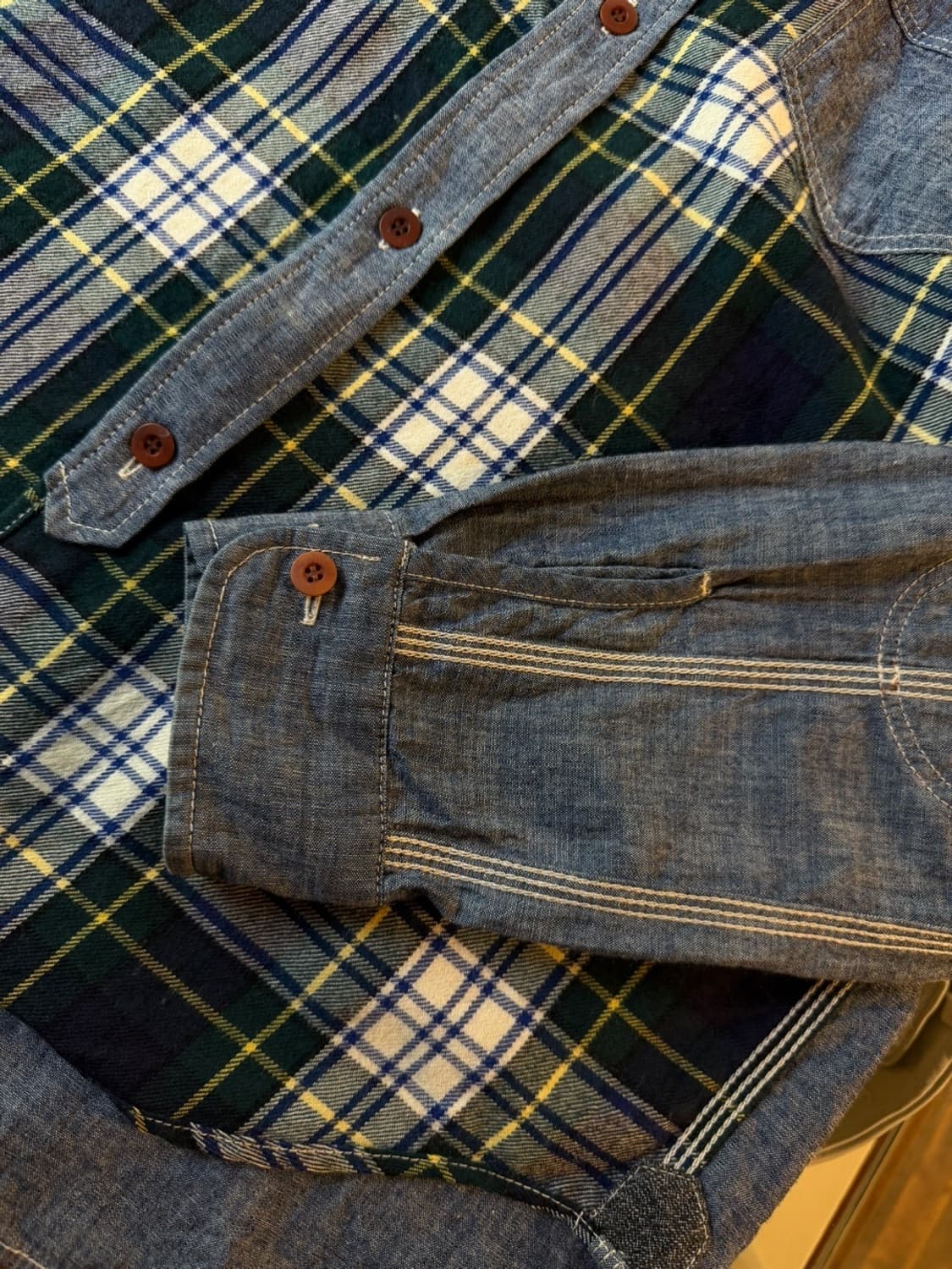 준야 와타나베 꼼데가르송 워크셔츠 슬림100 상품이미지10