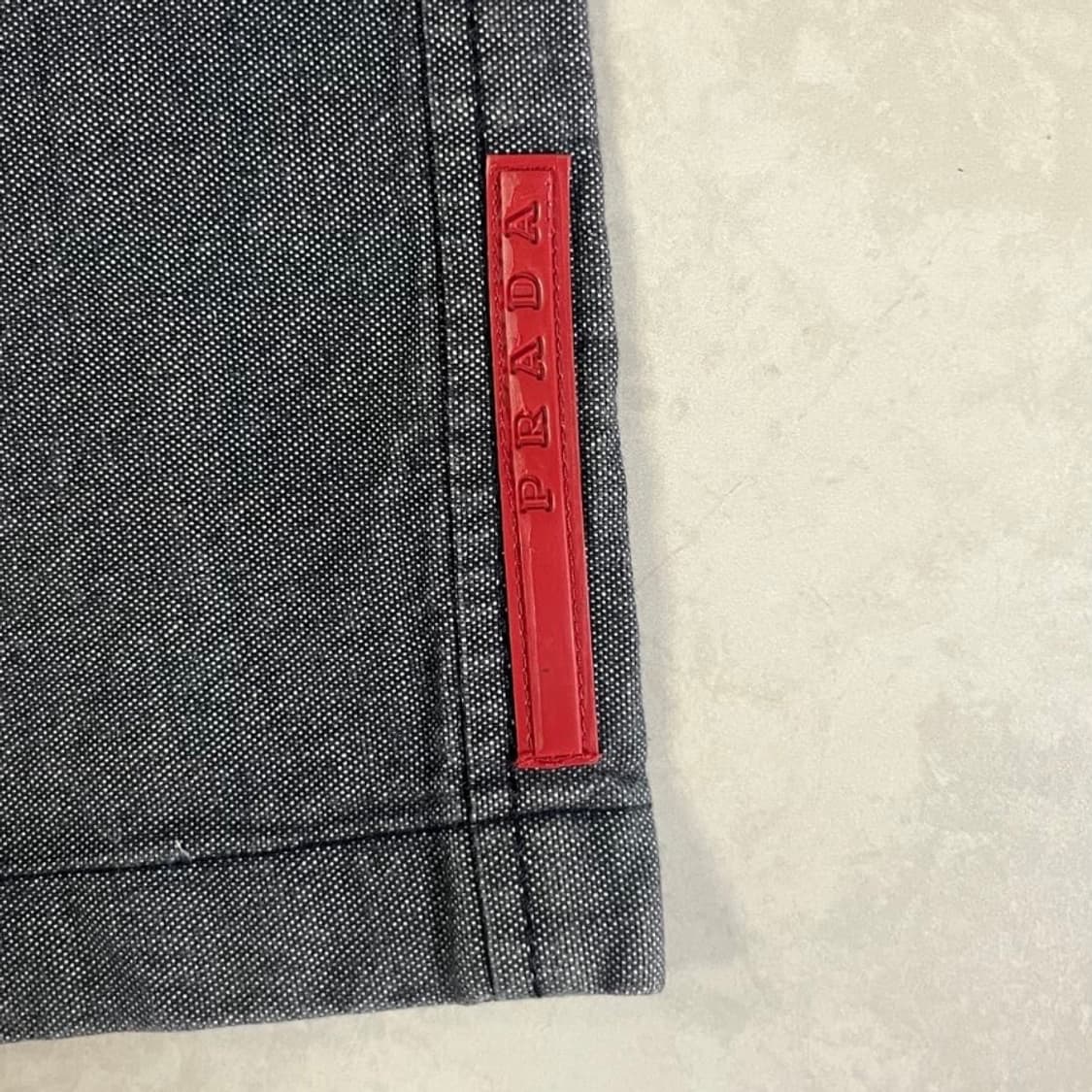 Prada Sports Denim-Like cotton pants 상품이미지5