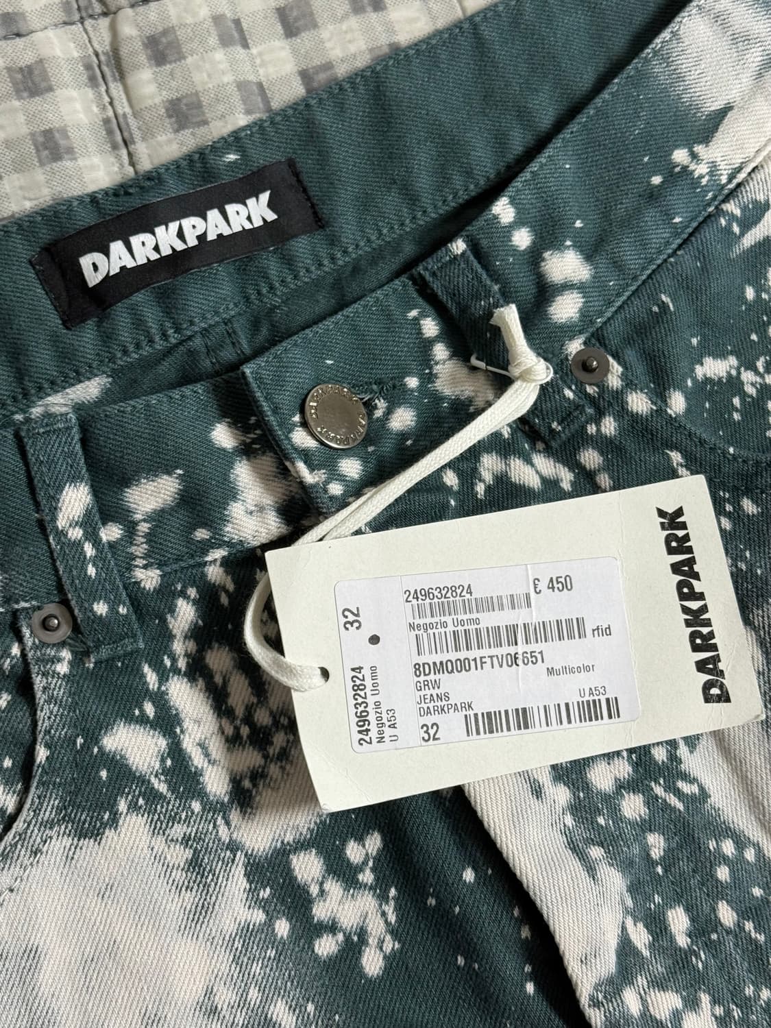 (32) DARKPARK 다크파크 페인트 스플래터 데님 진 상품이미지8