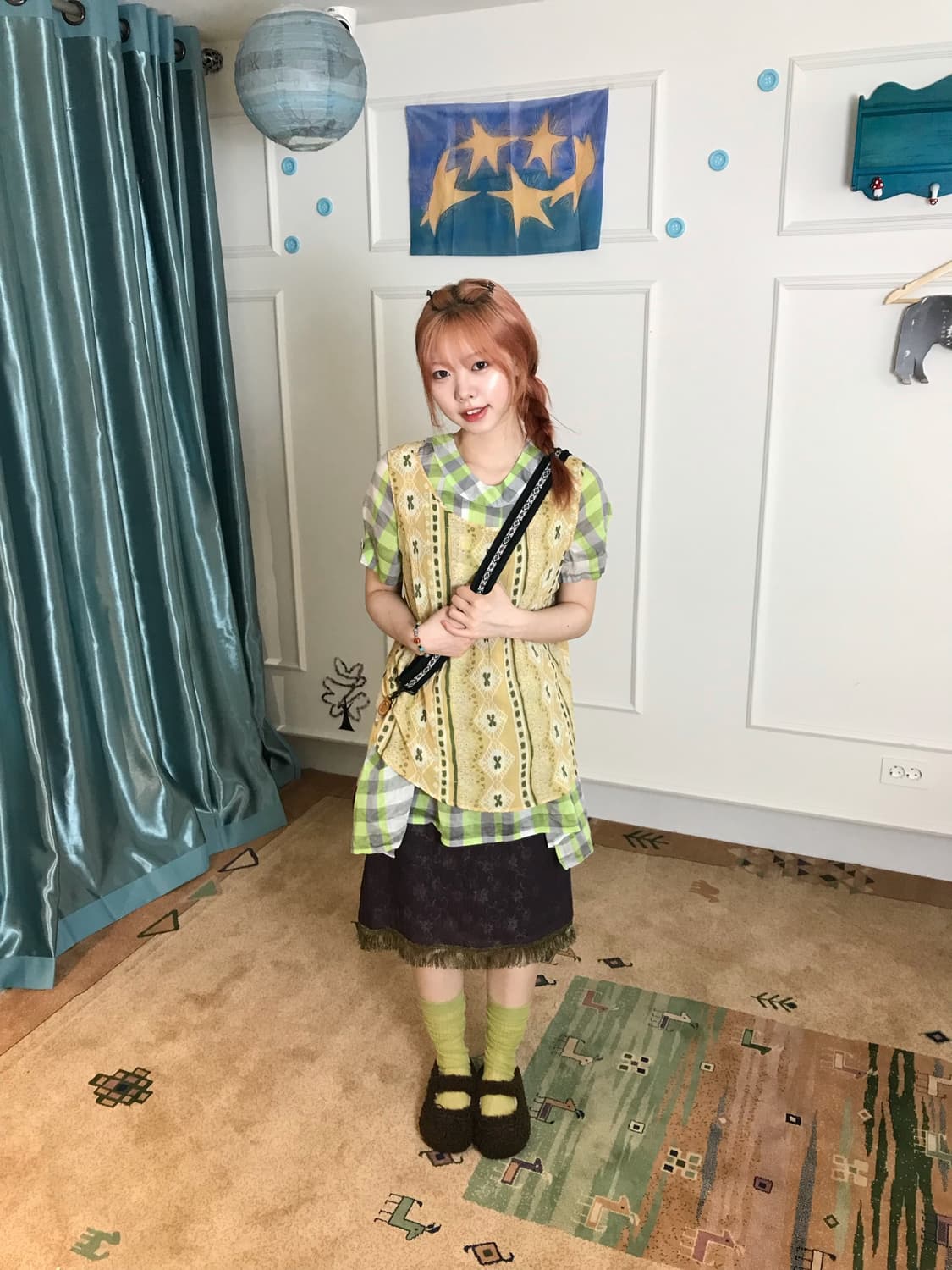 청사과 피크닉 소녀코디셋𓂃˖₊ 🍏🧺 상품이미지1